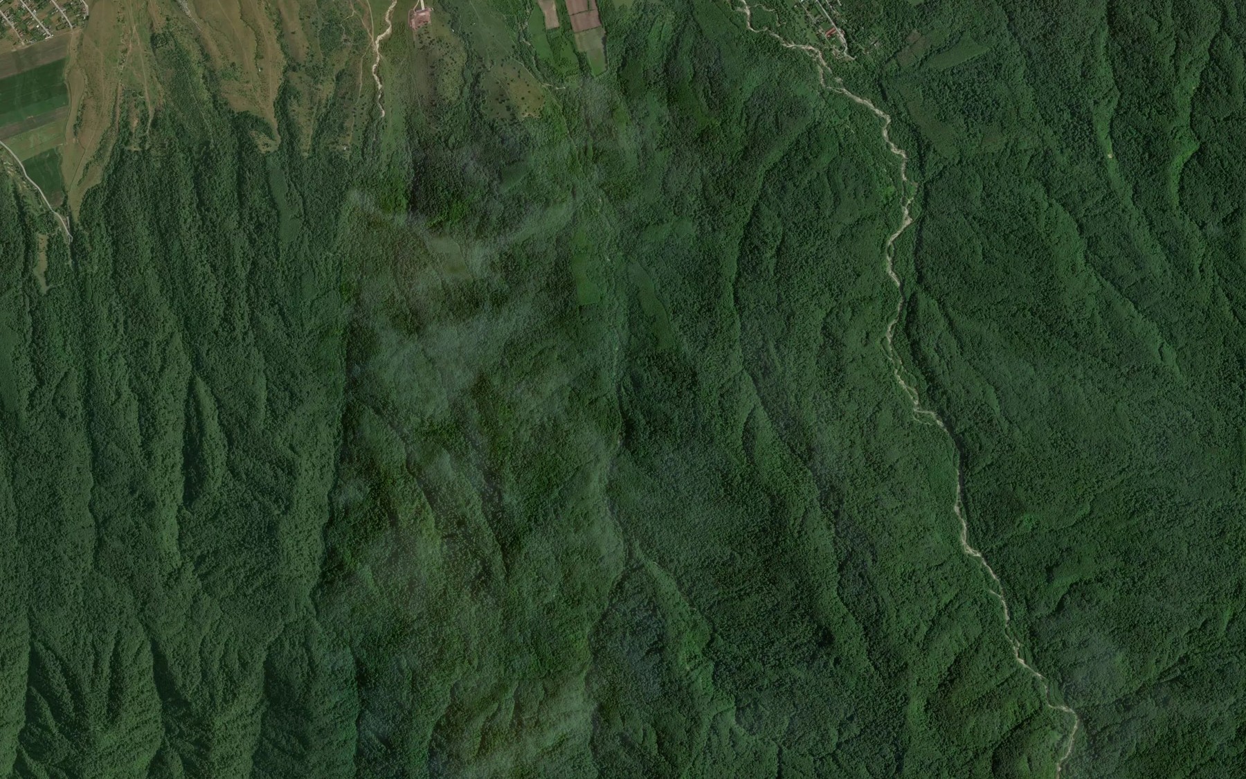 Satellite map of the Belaya Rechka