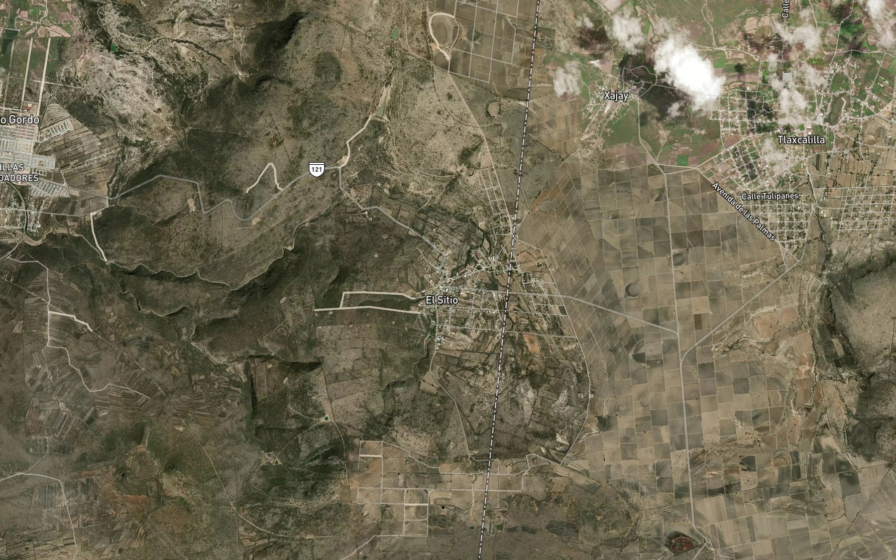 Satellite map of the Presa Vieja