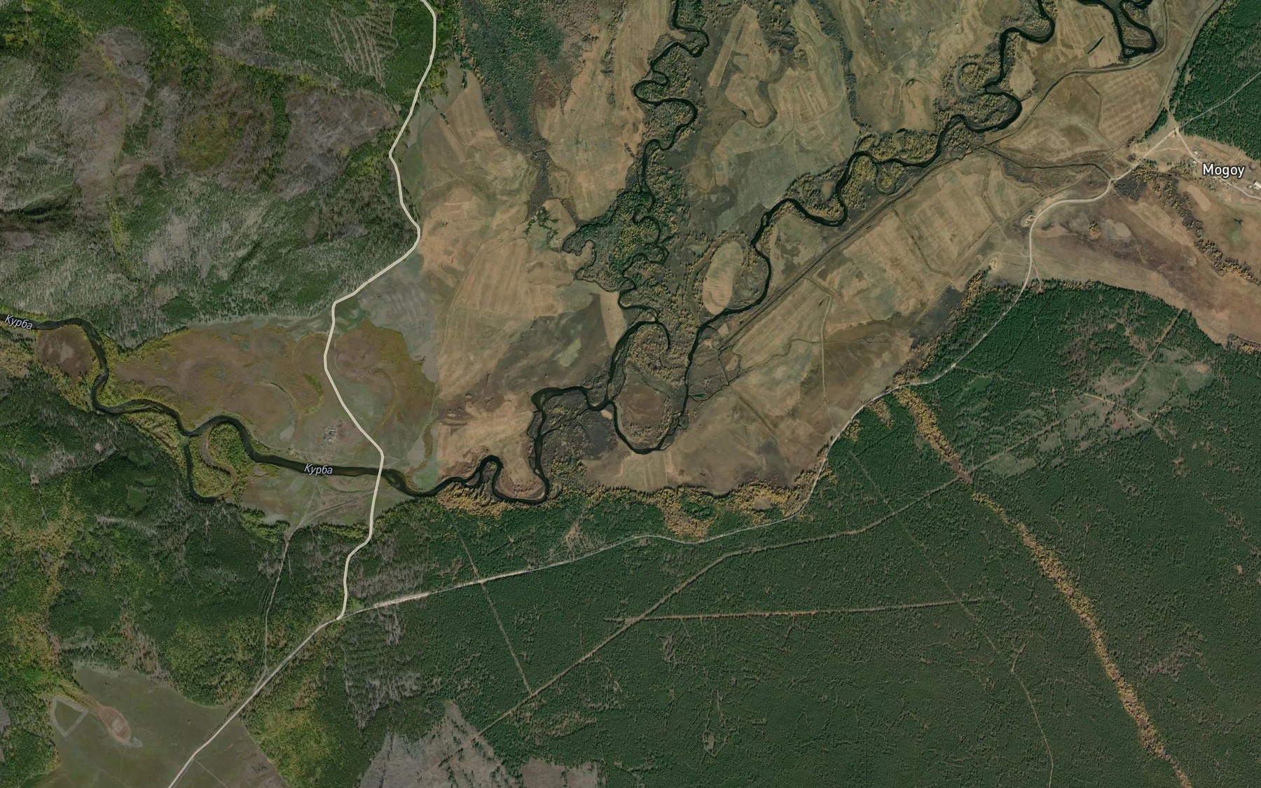 Satellite map of the Butuy