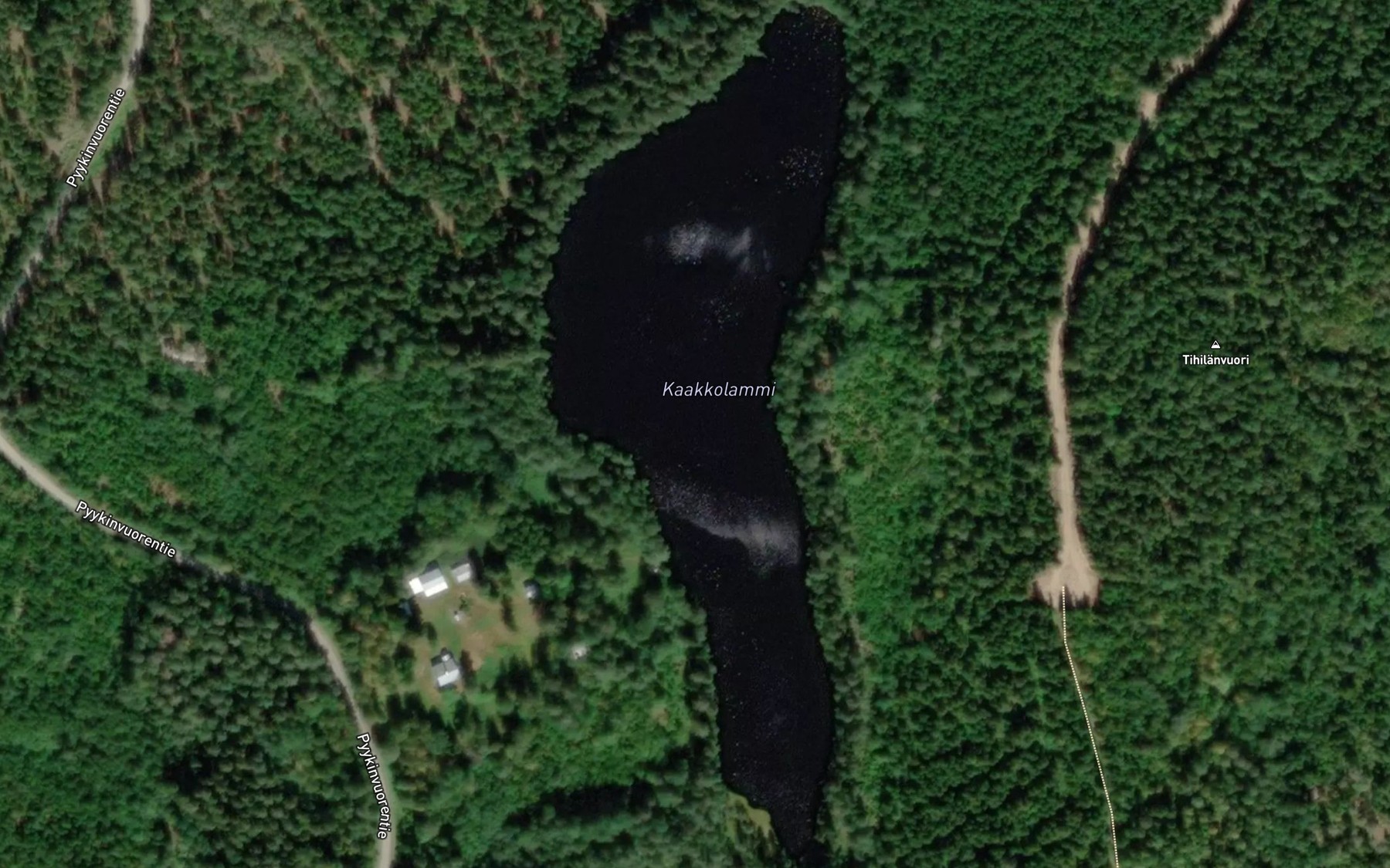 Satellite map of the Kaakkolammi
