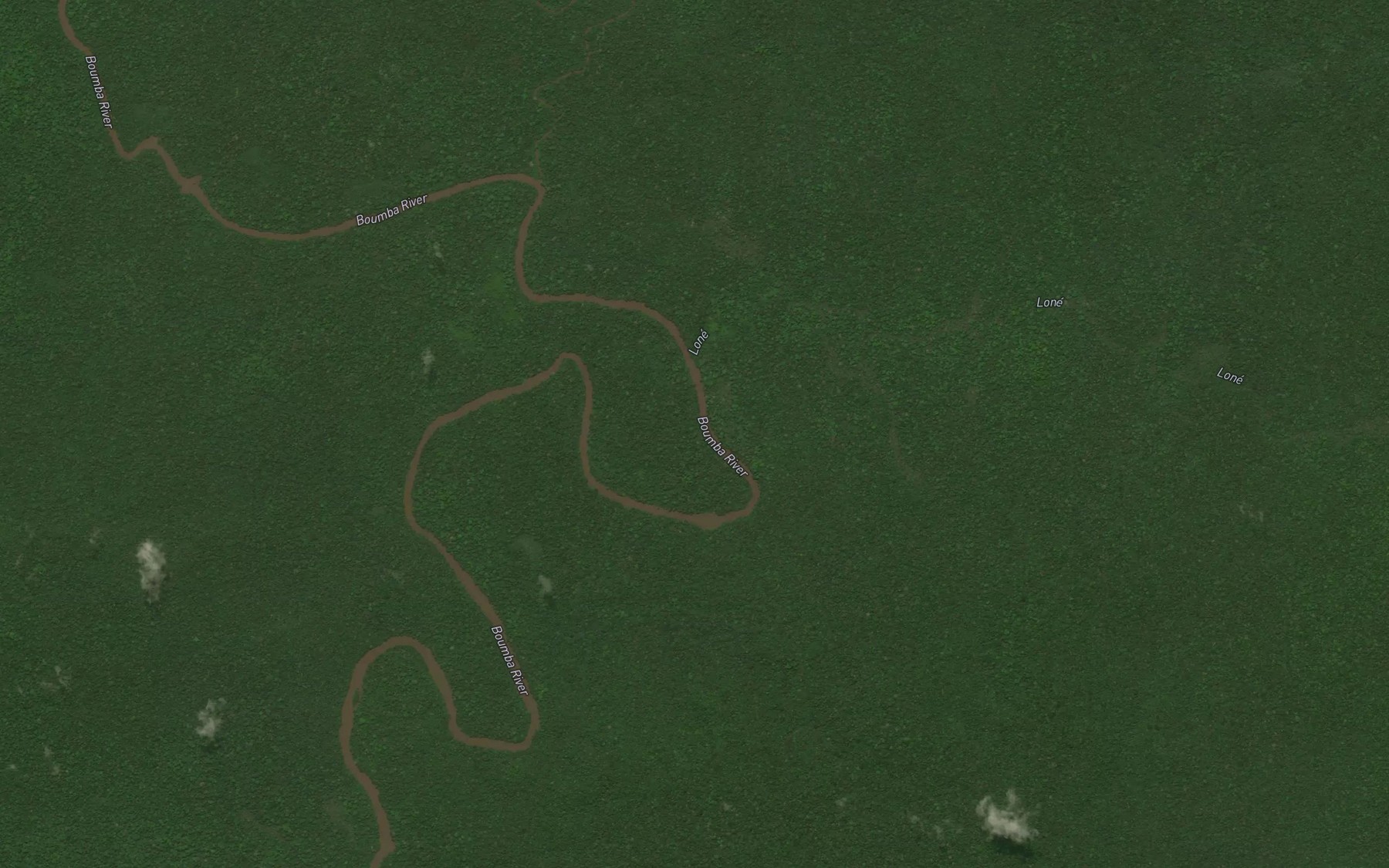 Satellite map of the Lone