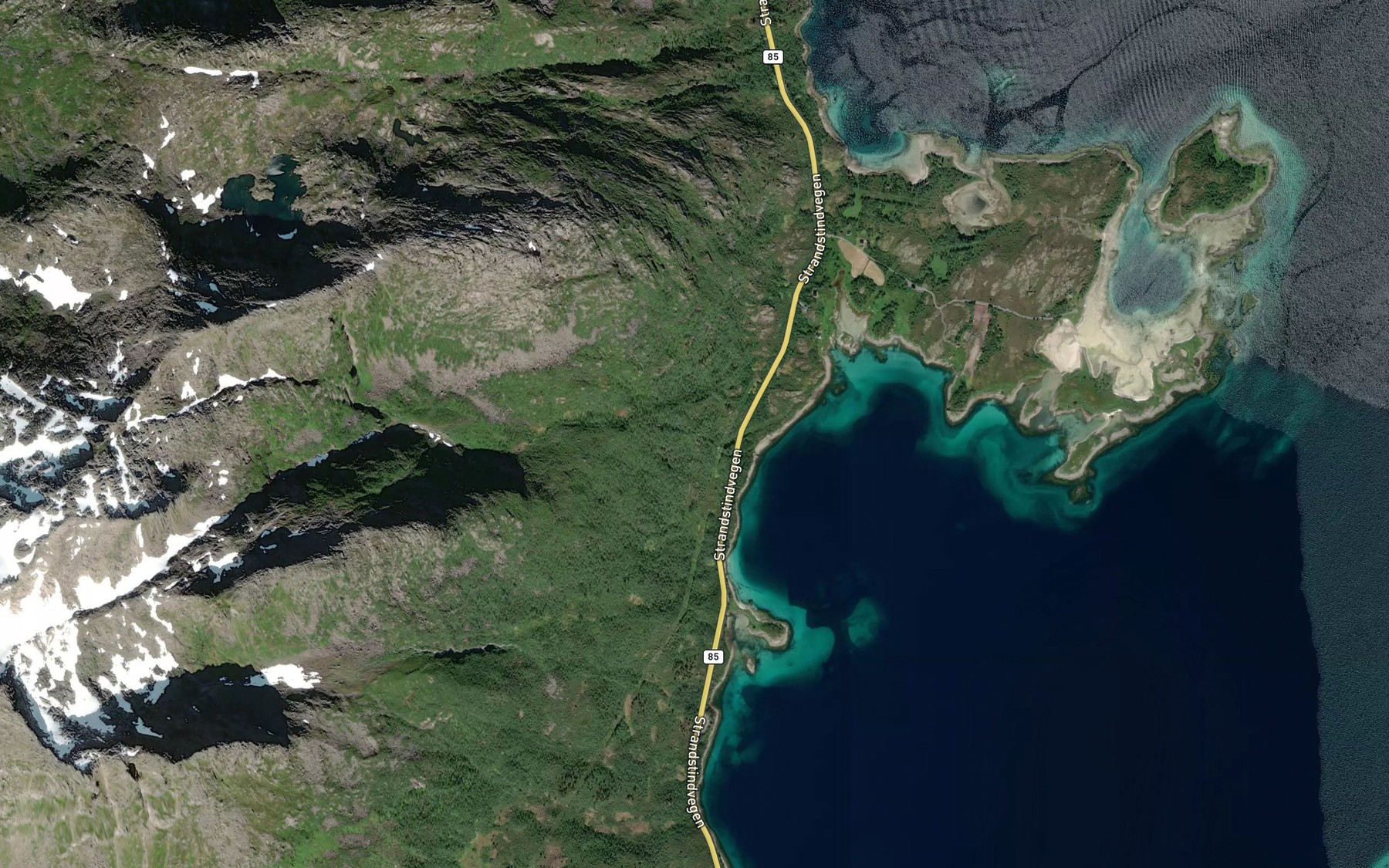 Satellite map of the Fiskoyforsen