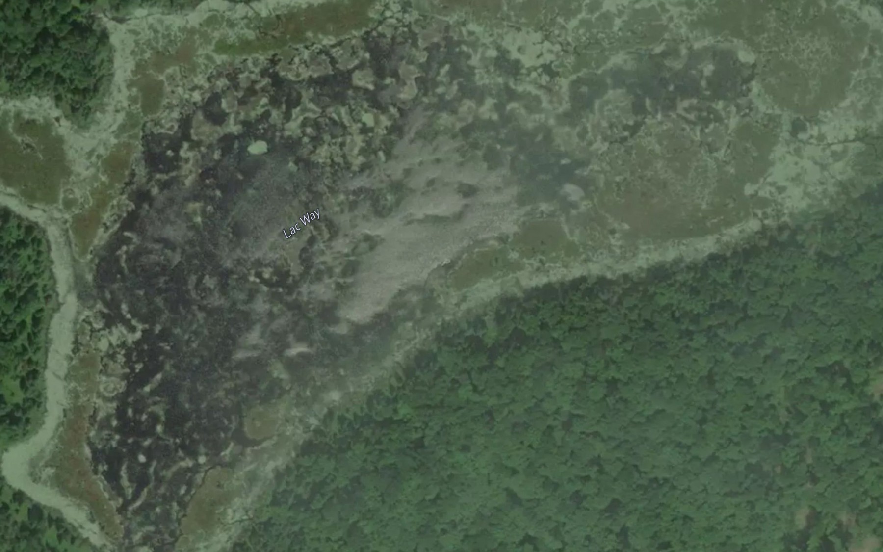 Satellite map of the Lac Way