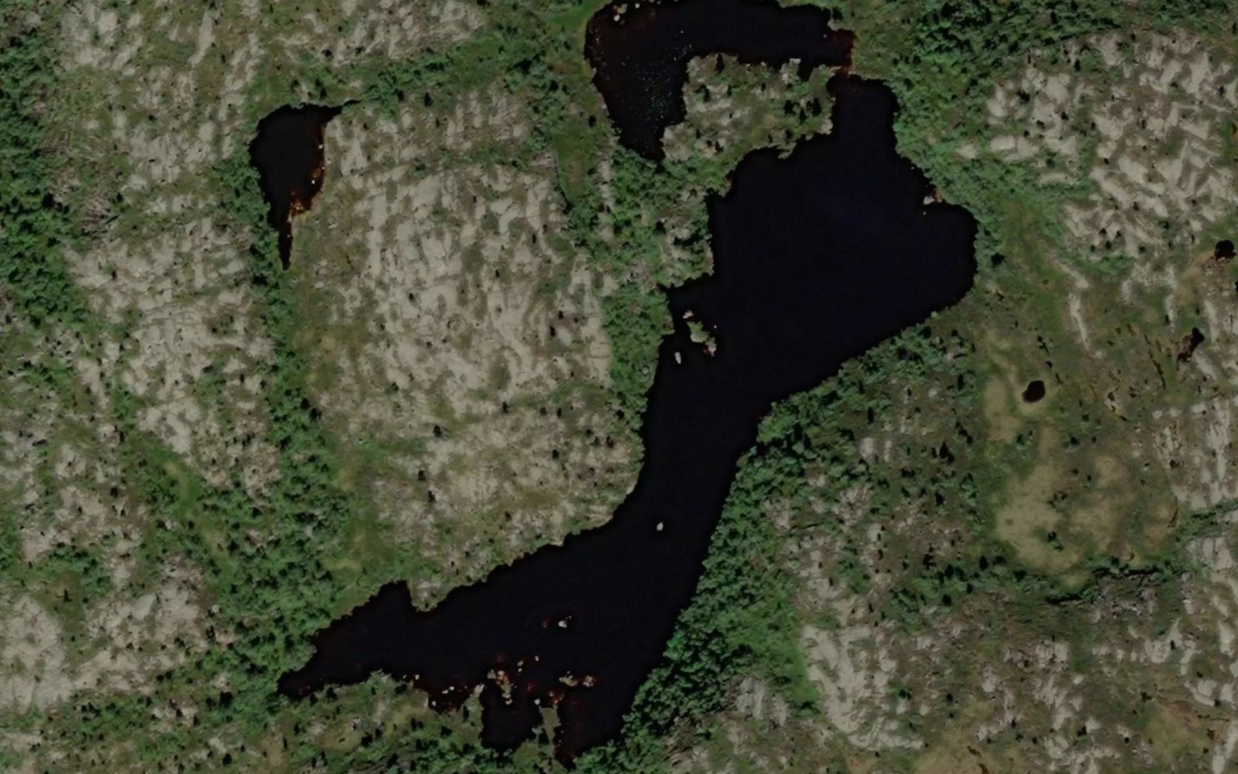 Satellite map of the Katterastjorni