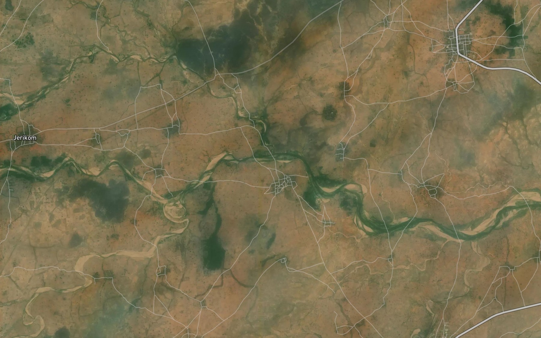 Satellite map of the Magaria