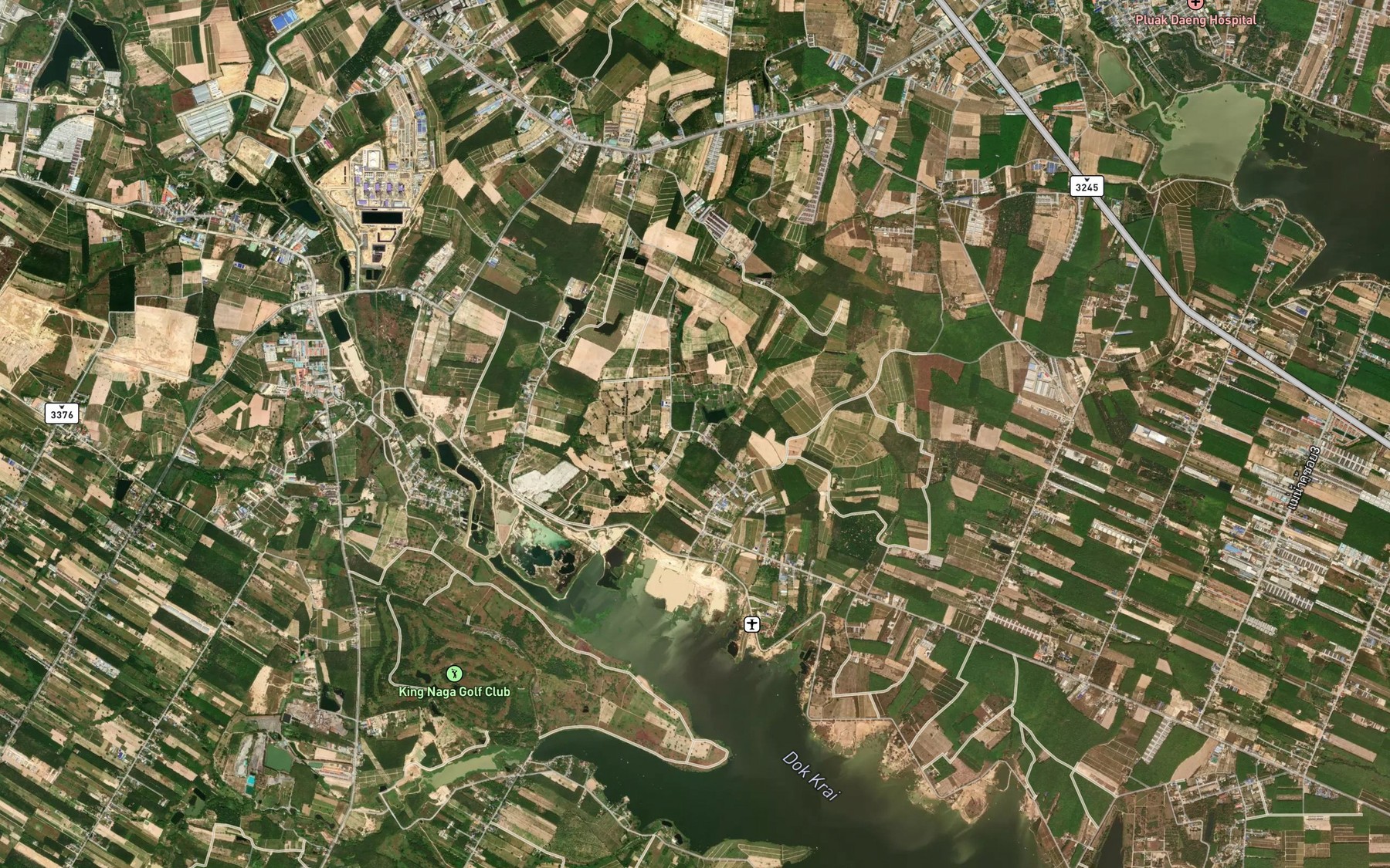 Satellite map of the Ang Kep Nam Fai Nam Lon Wang Pradu