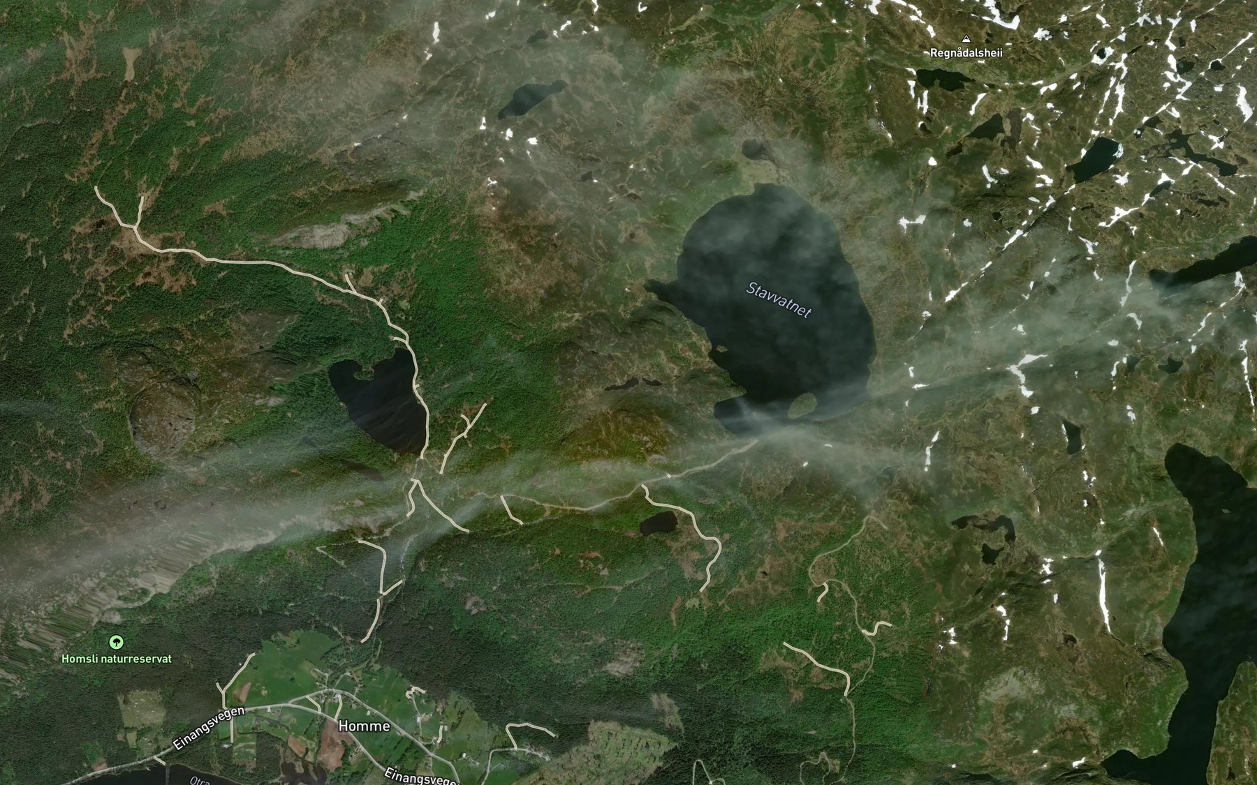 Satellite map of the Naseheitjornan