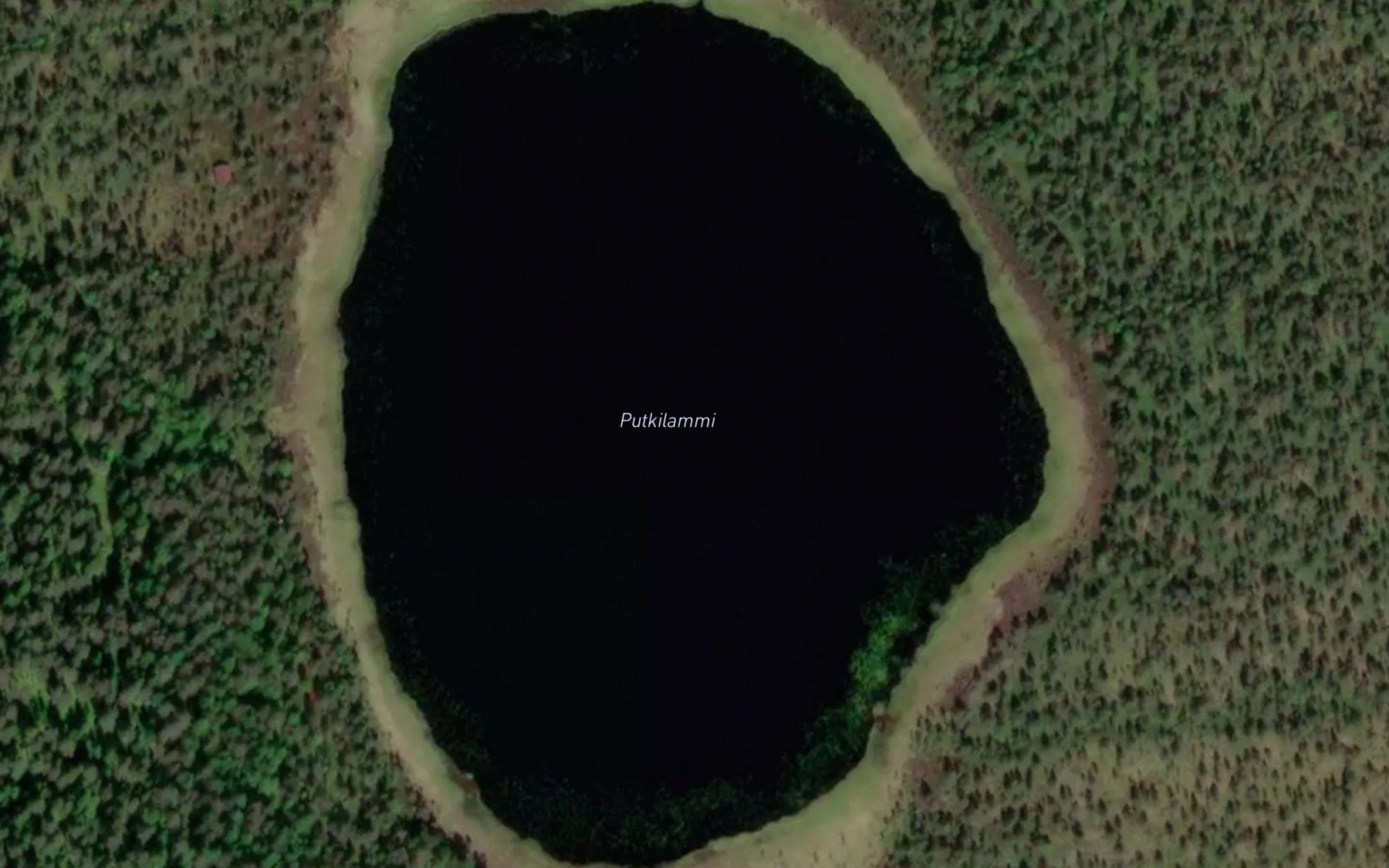 Satellite map of the Putkilammi