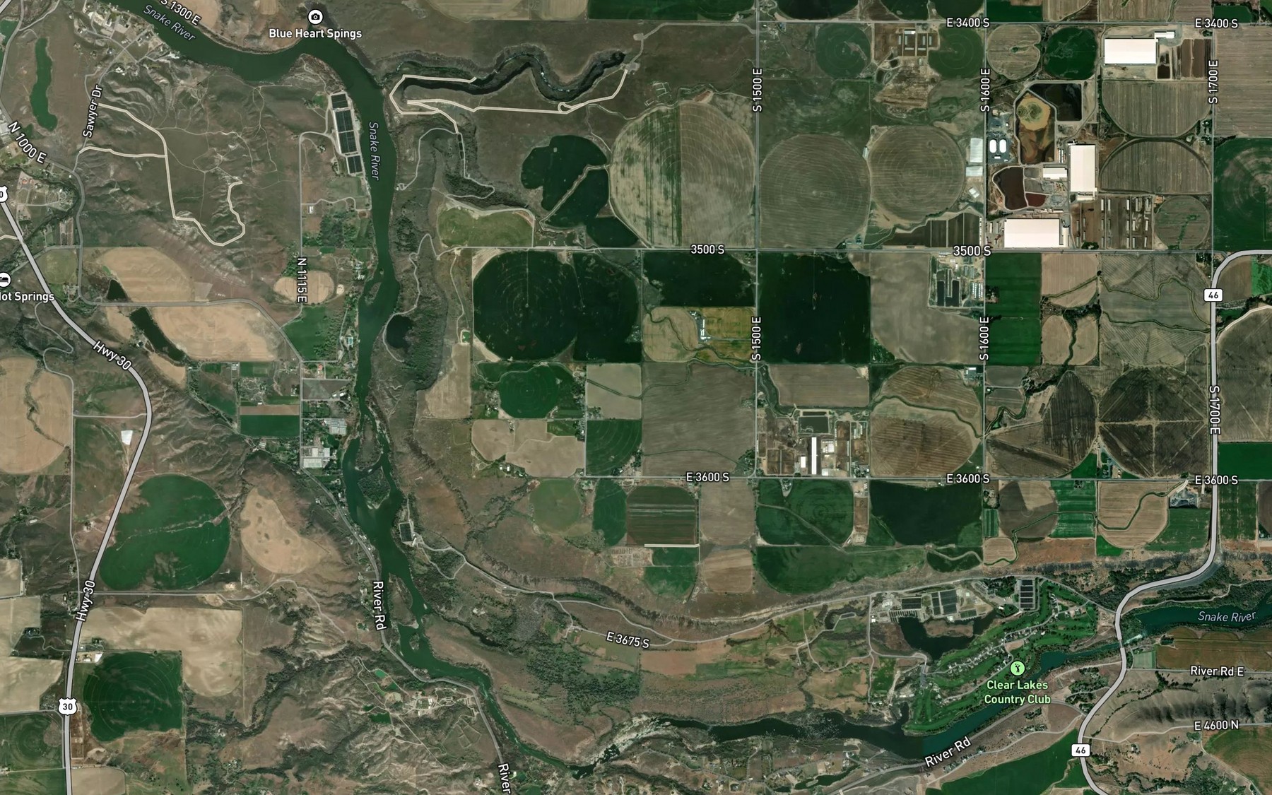 Satellite map of the Lateral S-29