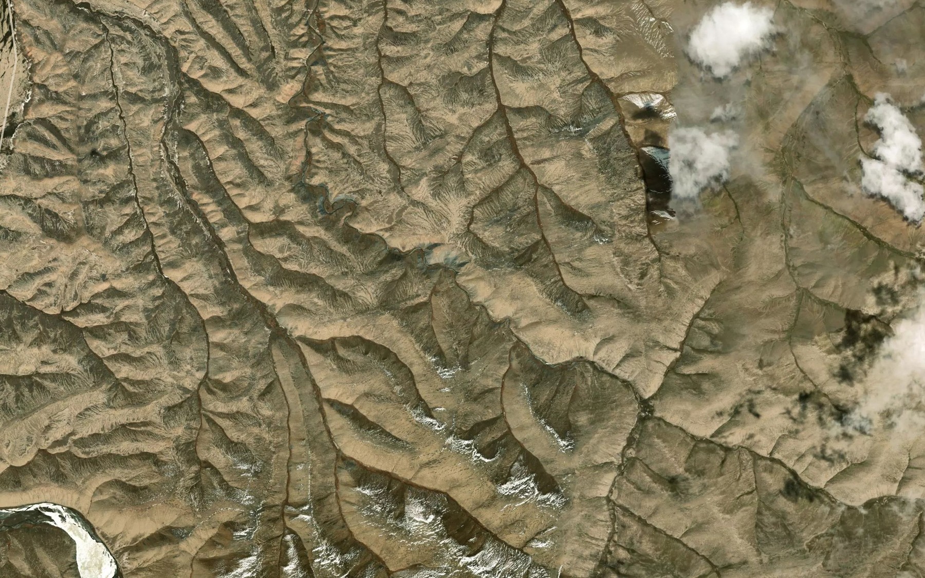 Satellite map of the Log Dzhilgachalsay