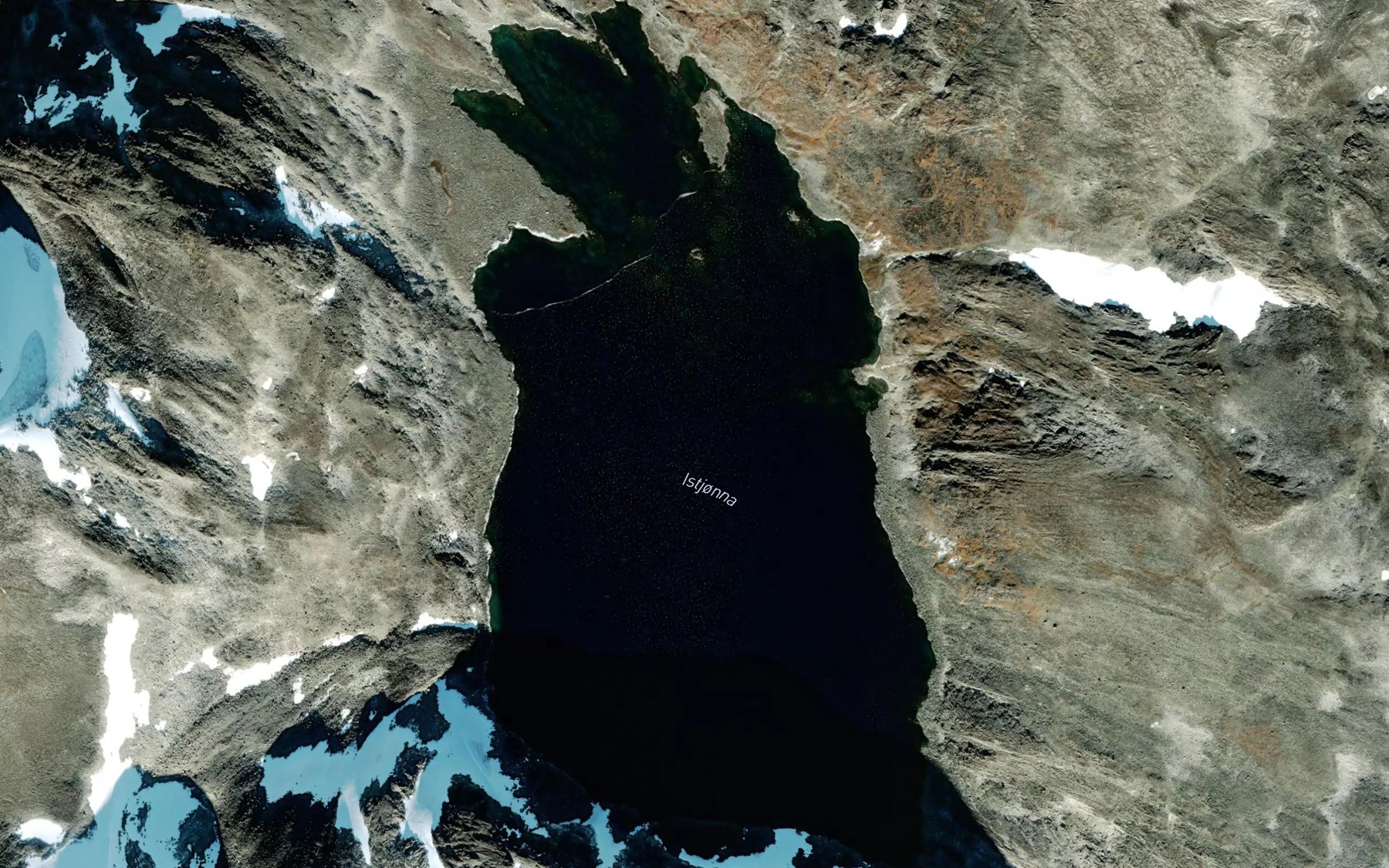 Satellite map of the Istjonna