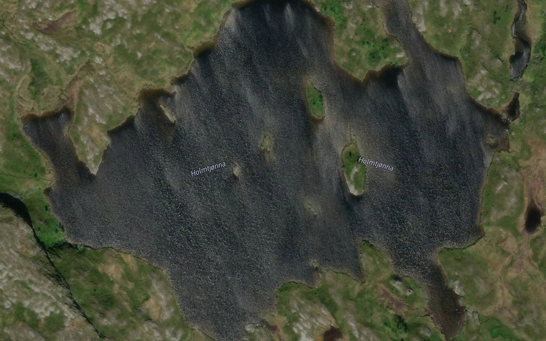 Satellite map of the Holmtjorna