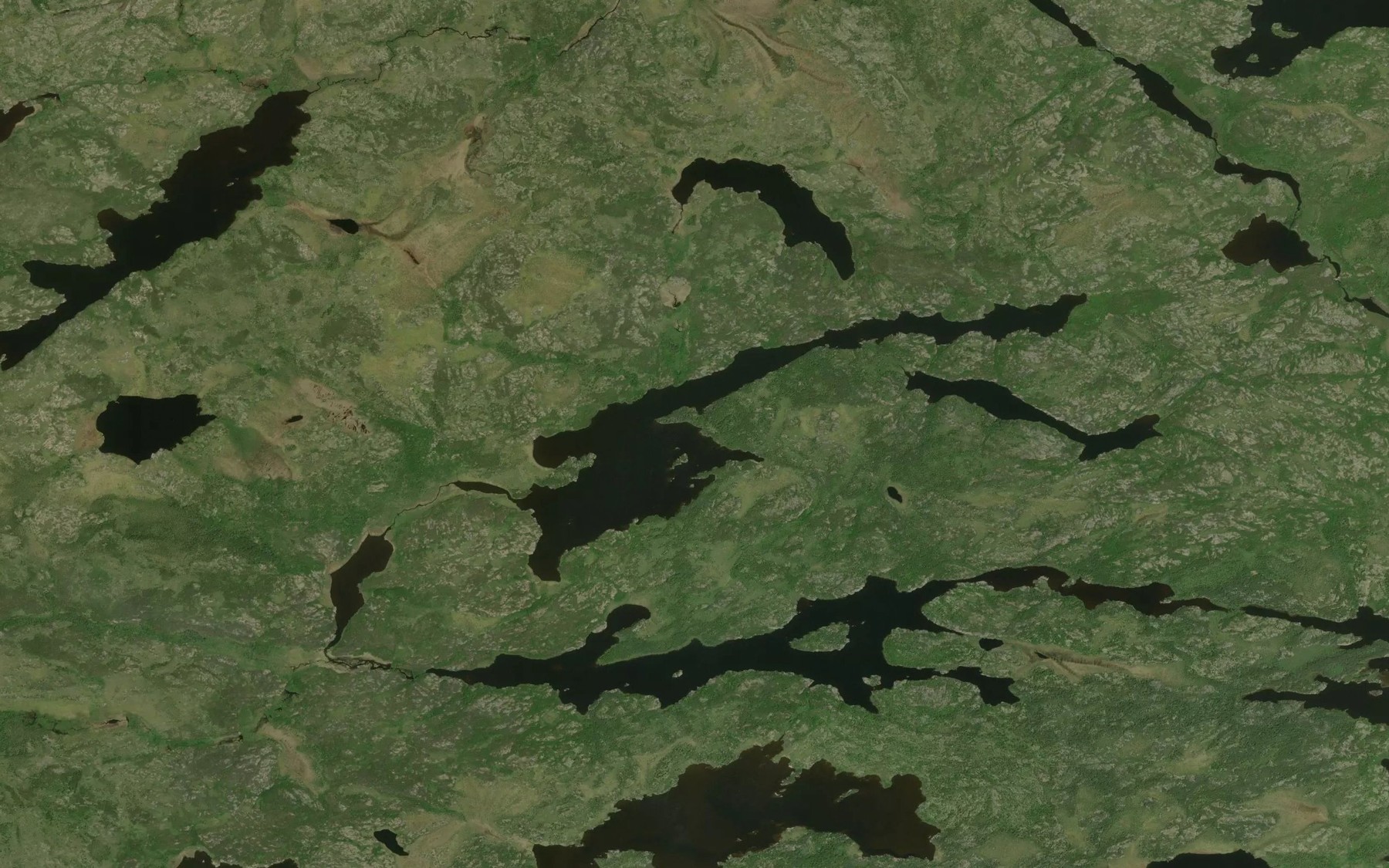 Satellite map of the Boulay Lake