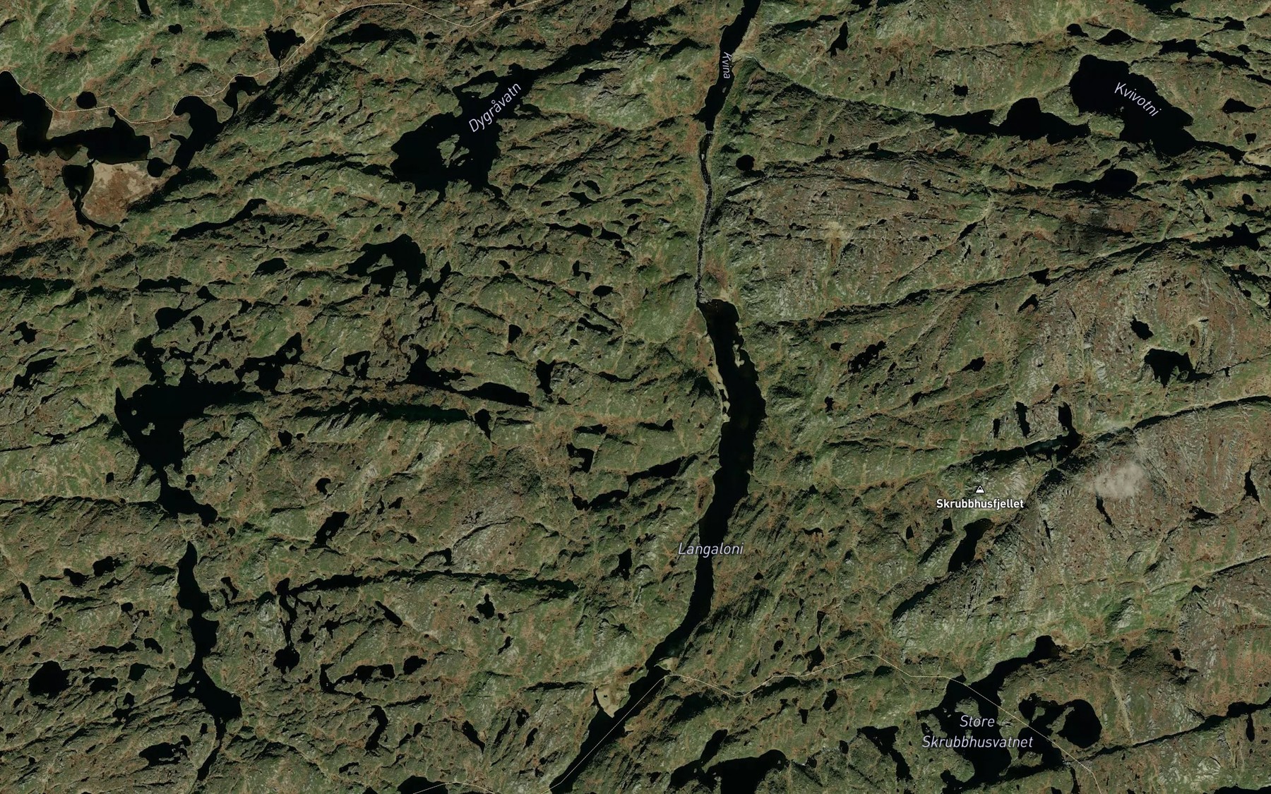 Satellite map of the Langeloni