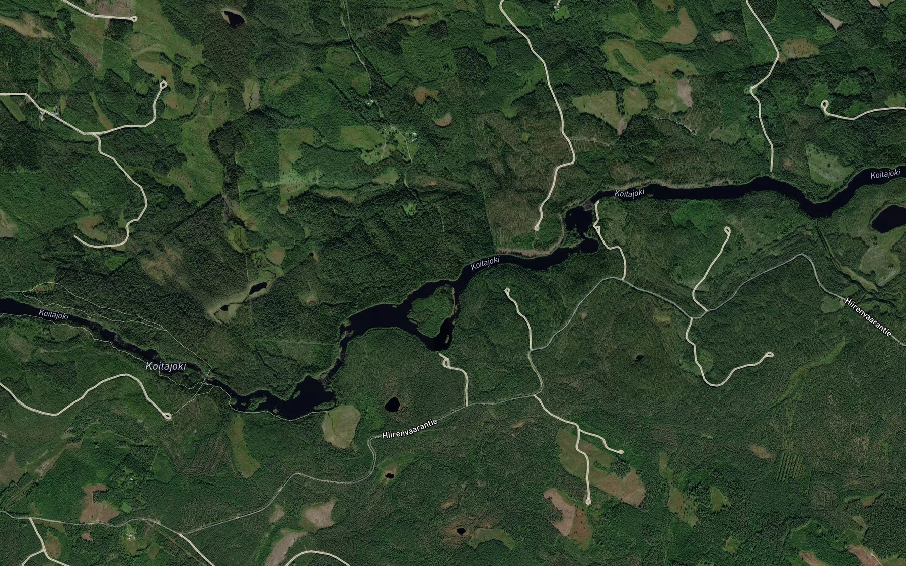 Satellite map of the Tyttotorvi