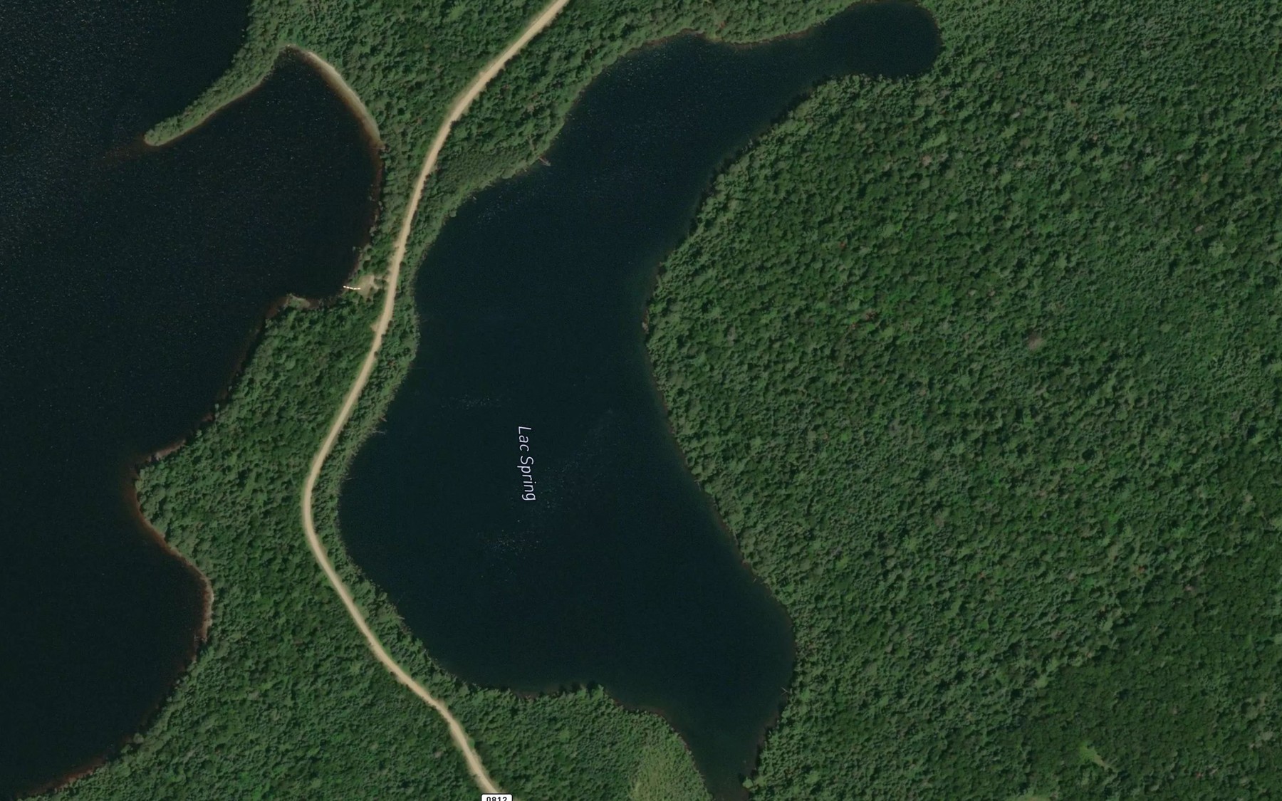 Satellite map of the Lac Spring