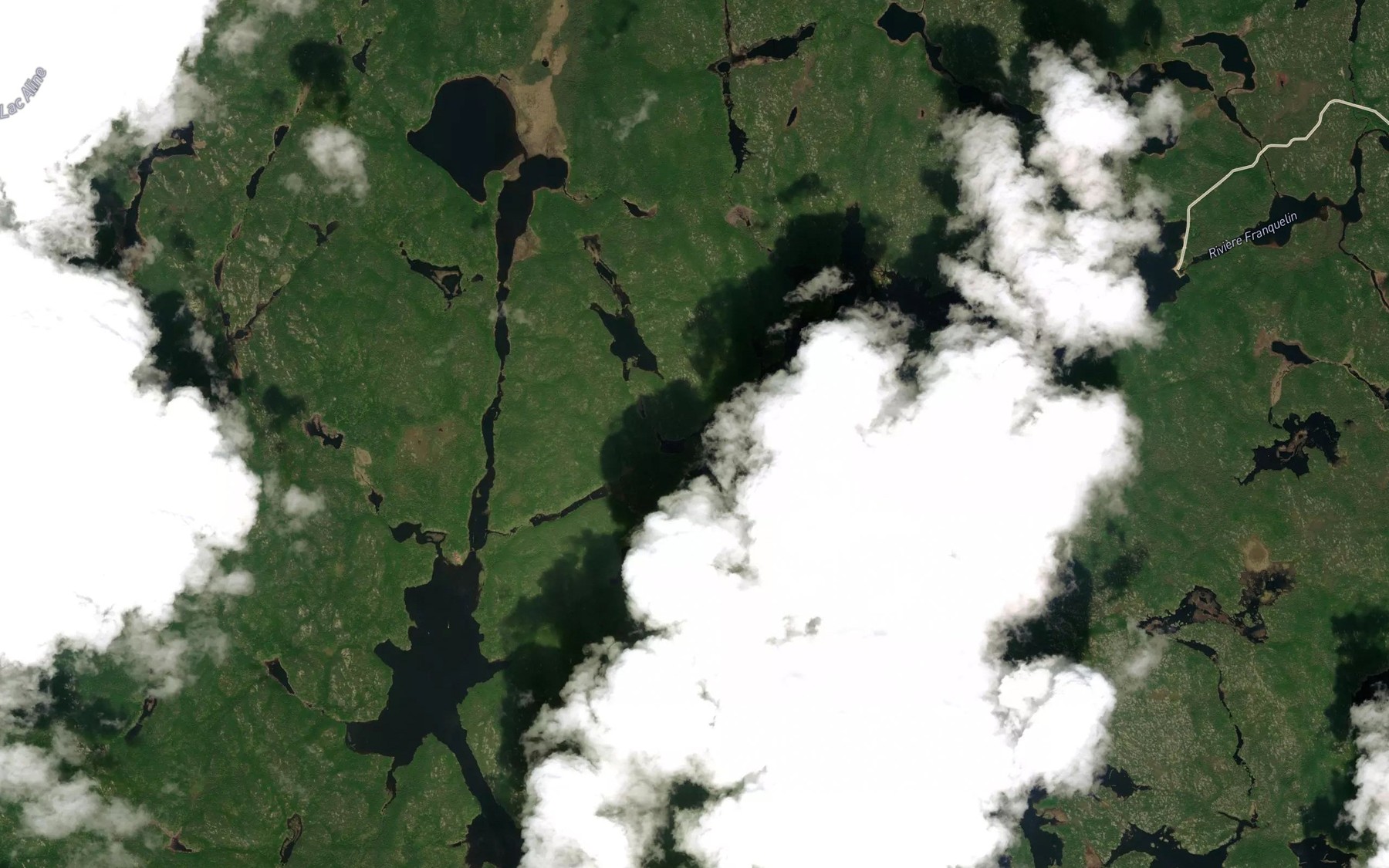 Satellite map of the Baie a Marc