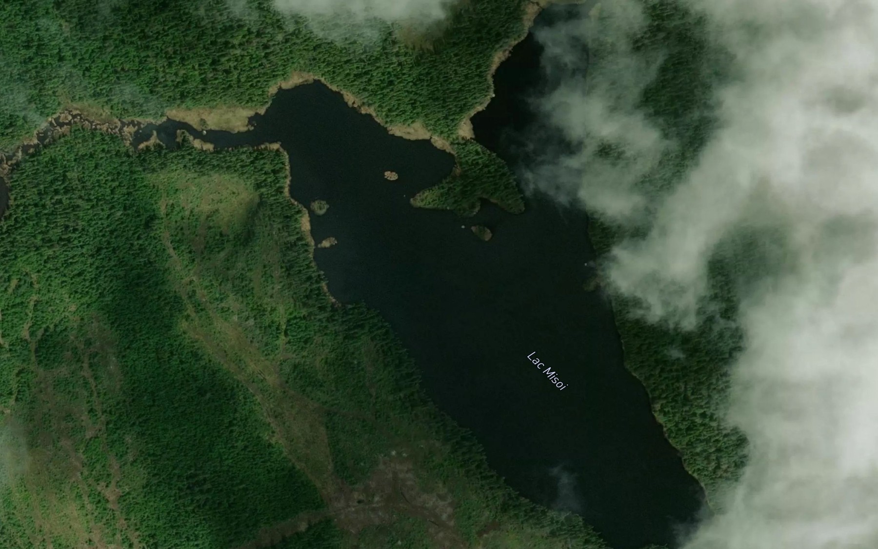 Satellite map of the Lac Misoi