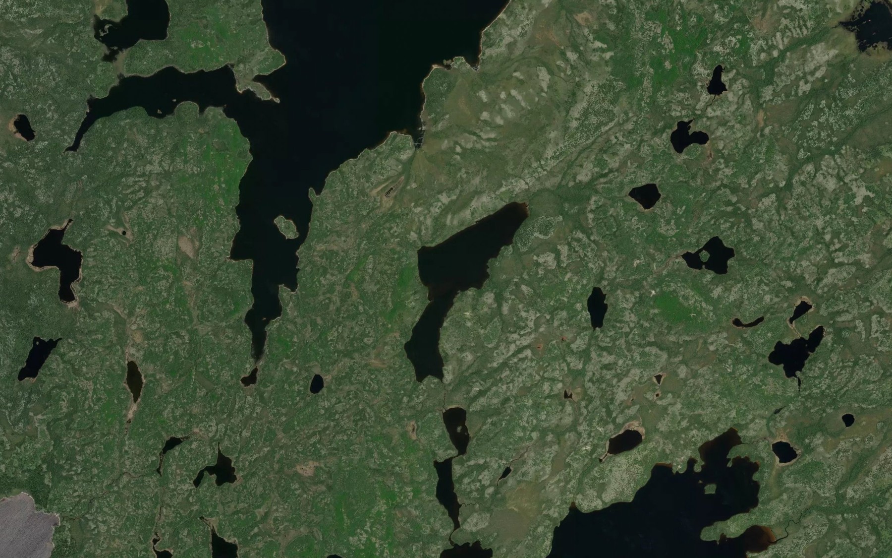 Satellite map of the Lac Waputikamekw