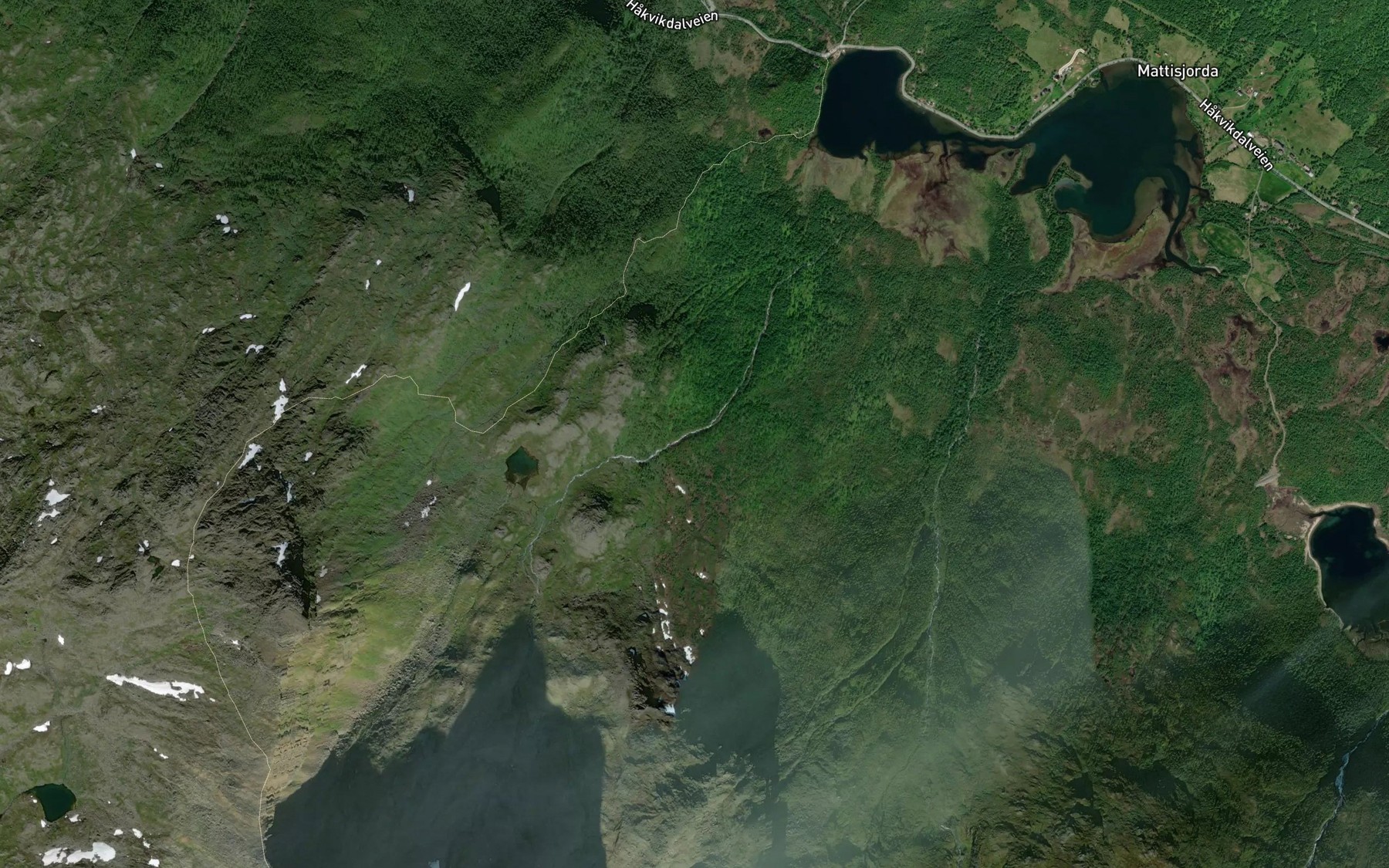 Satellite map of the Peppartuvelva