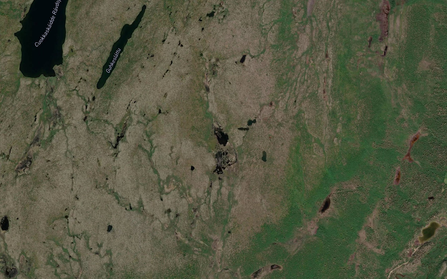 Satellite map of the Anotvarlattu