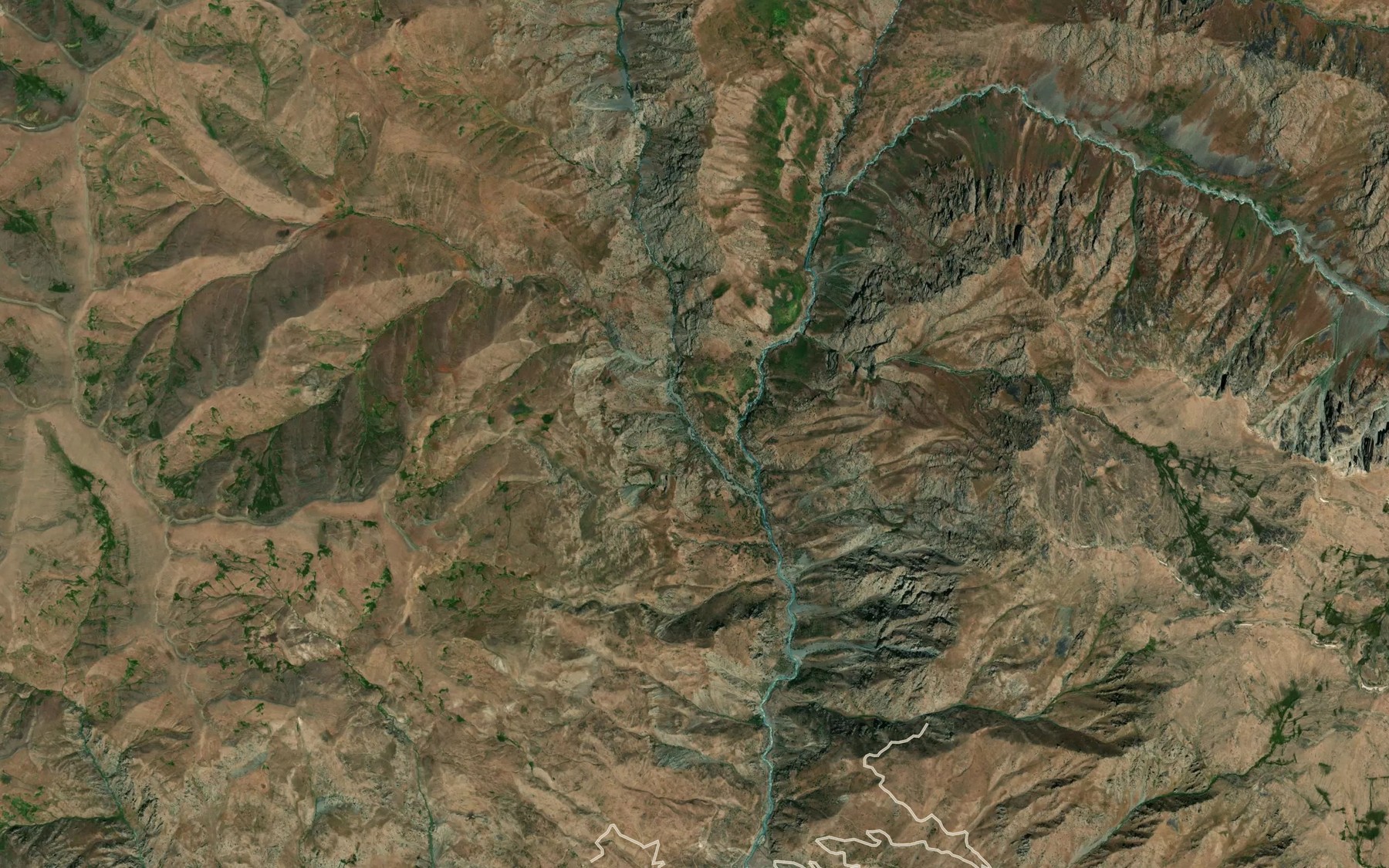 Satellite map of the Charymdara