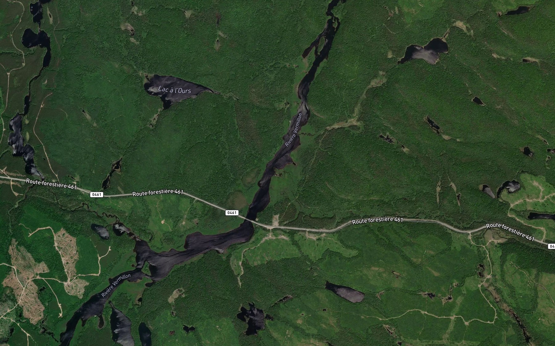 Satellite map of the Ruisseau la Clochette