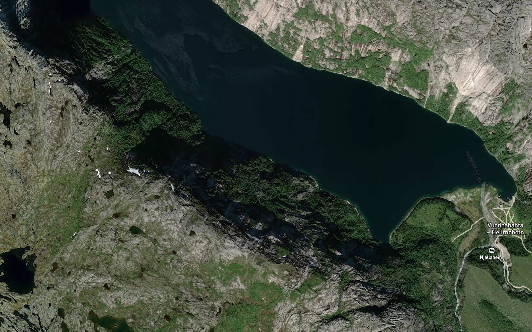 Satellite map of the Njuikum