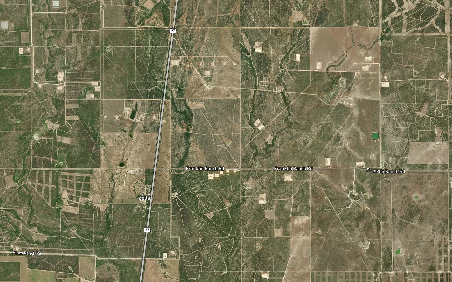 Satellite map of the James Donnell Lake Number 1