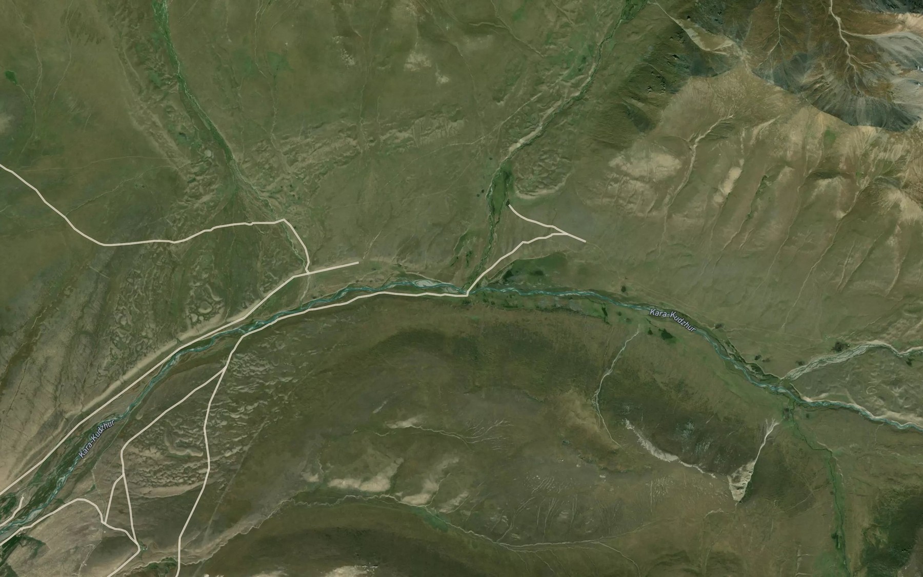 Satellite map of the Kongurleng