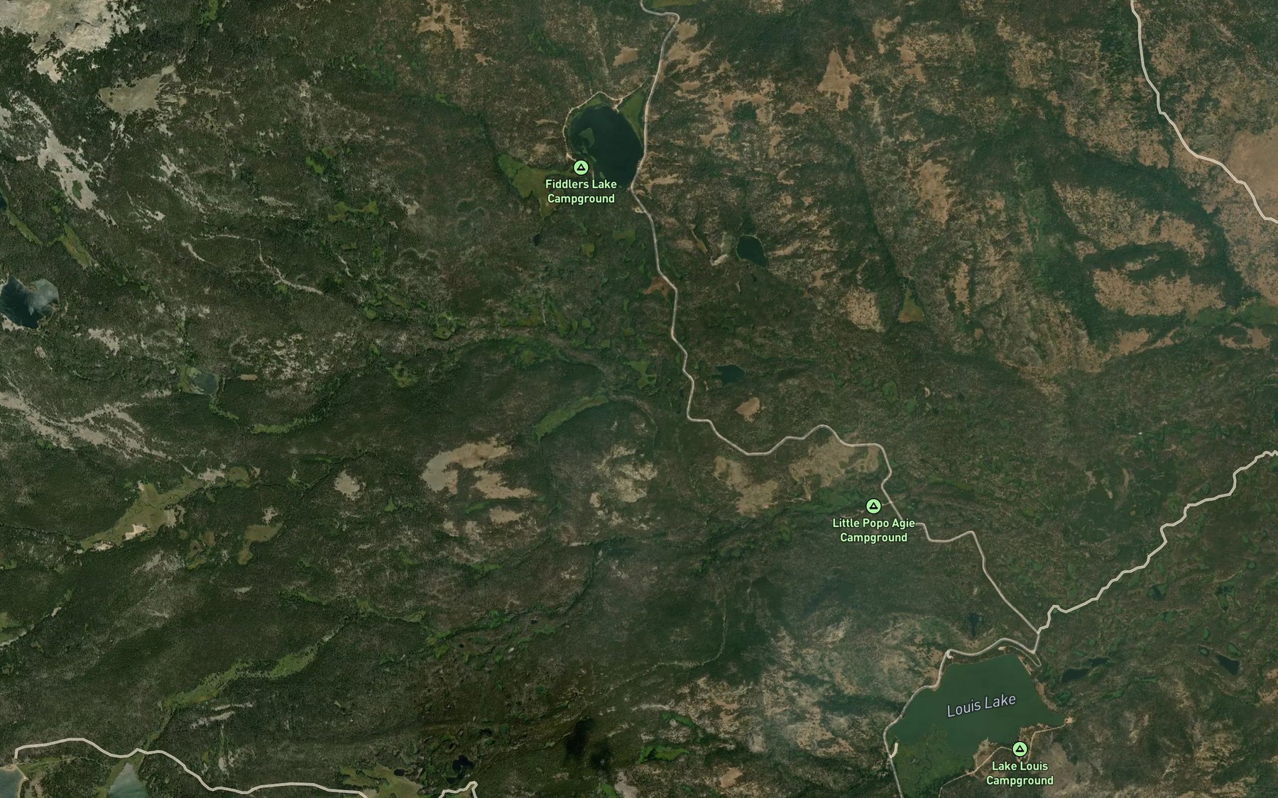 Satellite map of the Fiddlers Creek