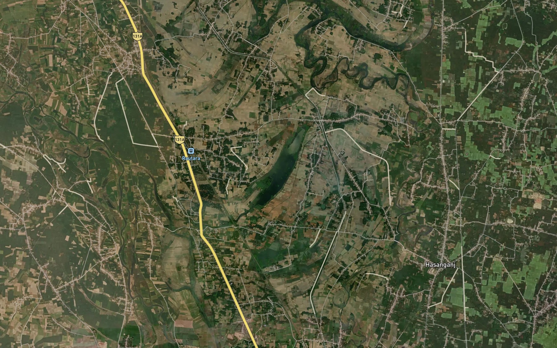 Satellite map of the Dah Jhil