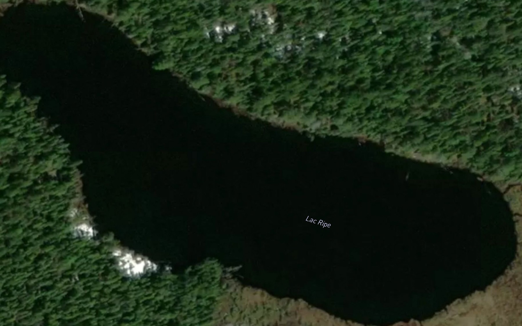 Satellite map of the Lac Ripe