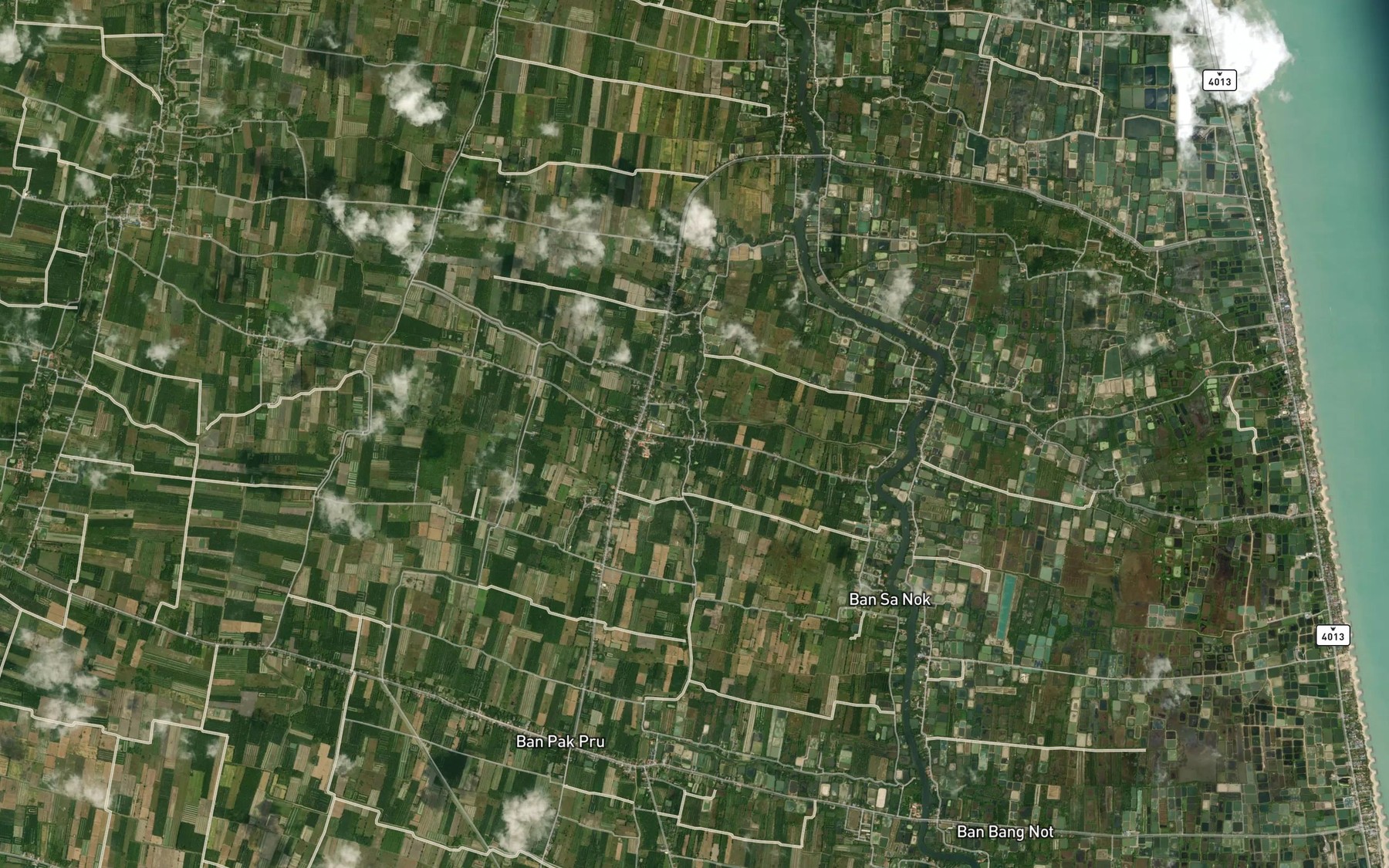 Satellite map of the Khlong Phatthasima