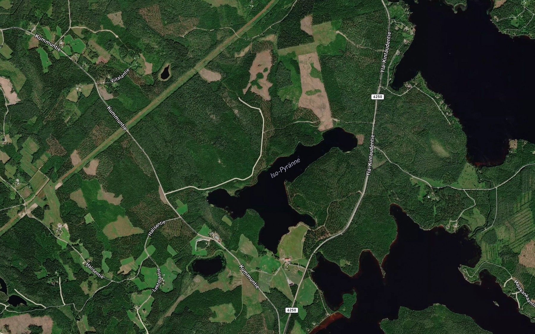 Satellite map of the Kaakkopuro