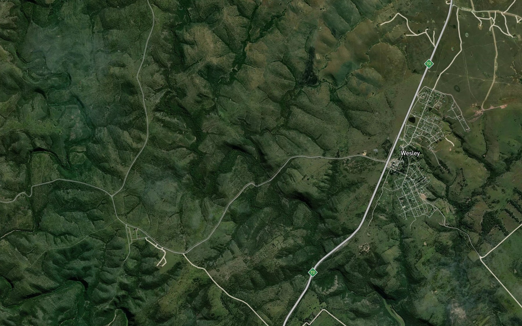 Satellite map of the Daninge