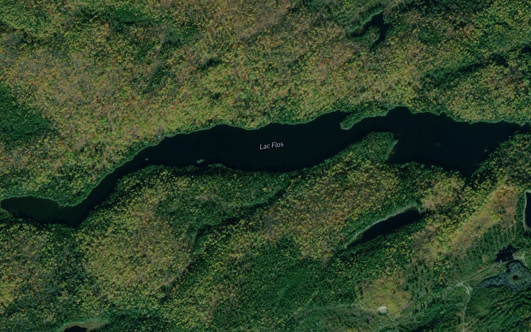 Satellite map of the Lac Flos