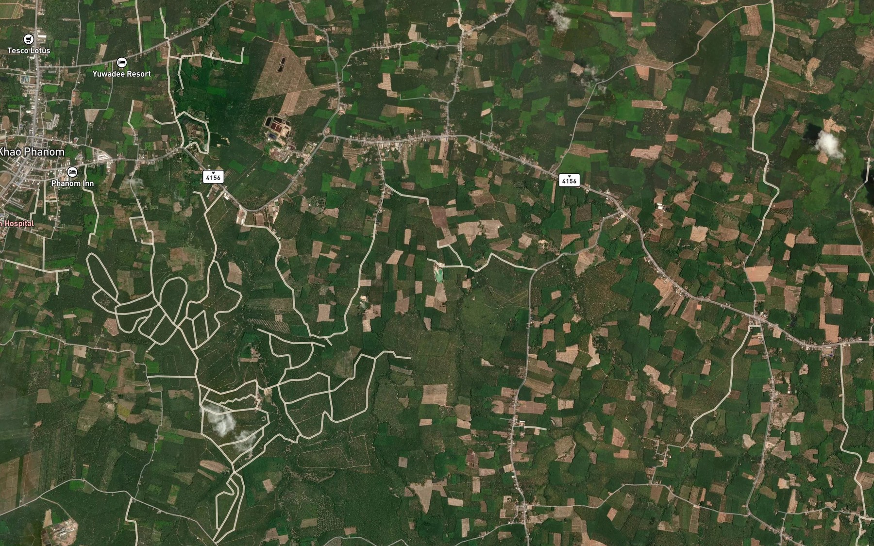 Satellite map of the Nong Tiao