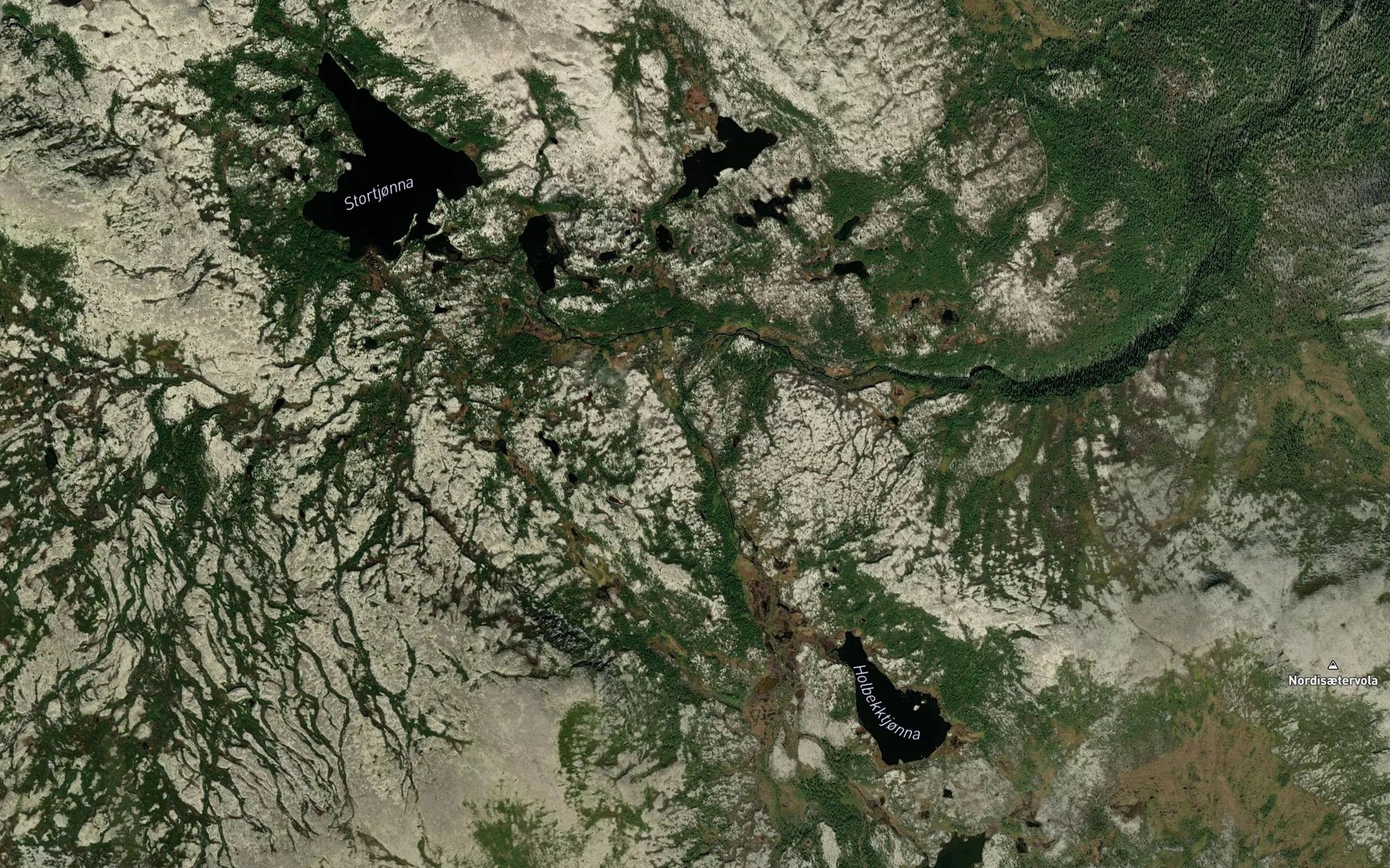 Satellite map of the Droppelbekken