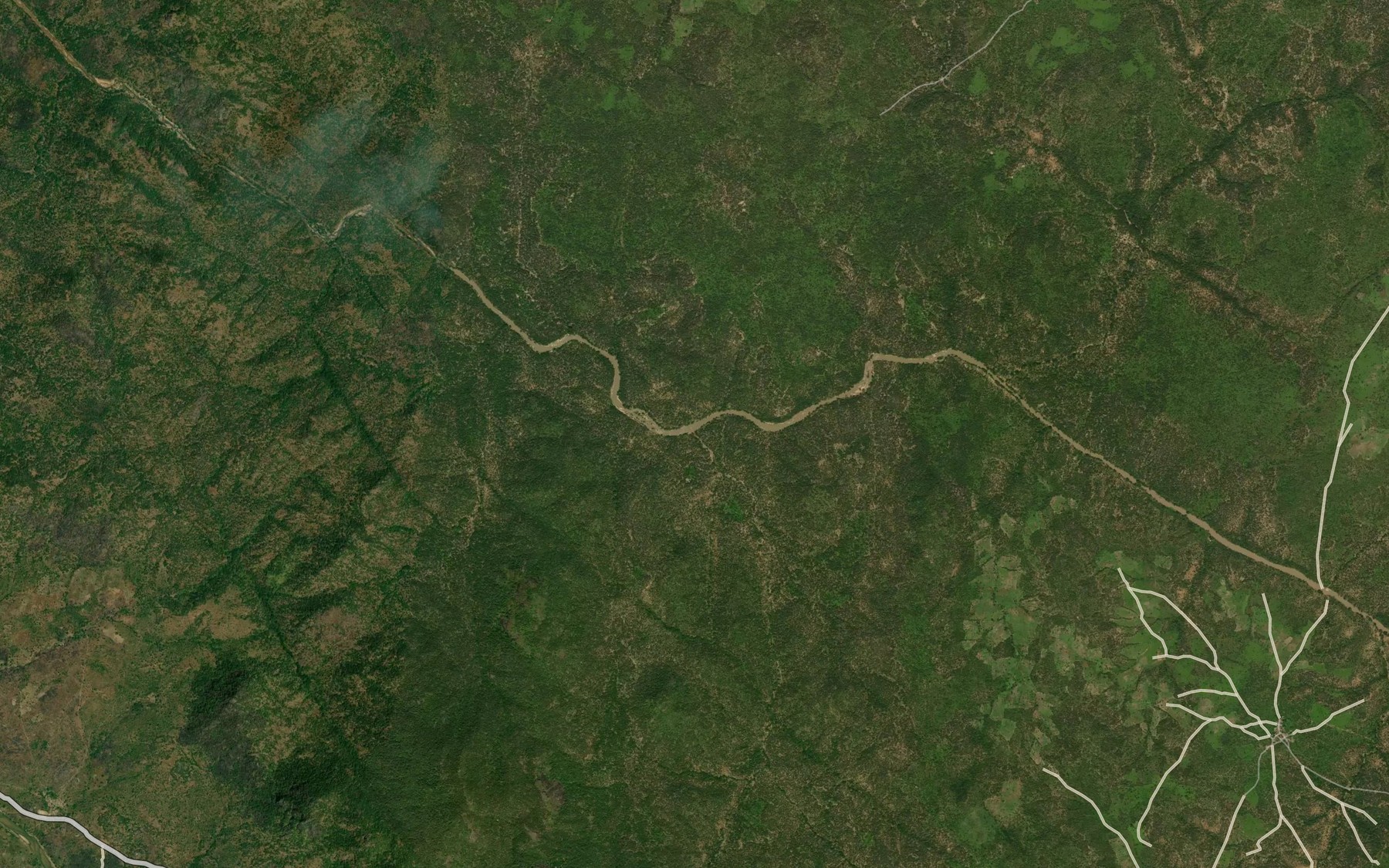 Satellite map of the RiverSungeli