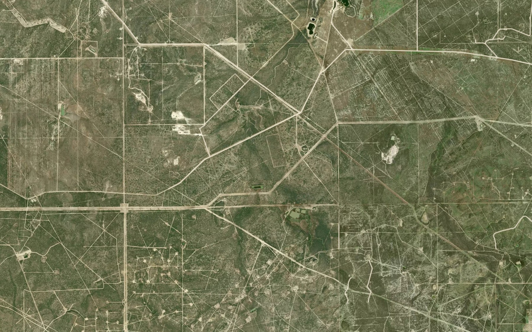 Satellite map of the Soledad Creek
