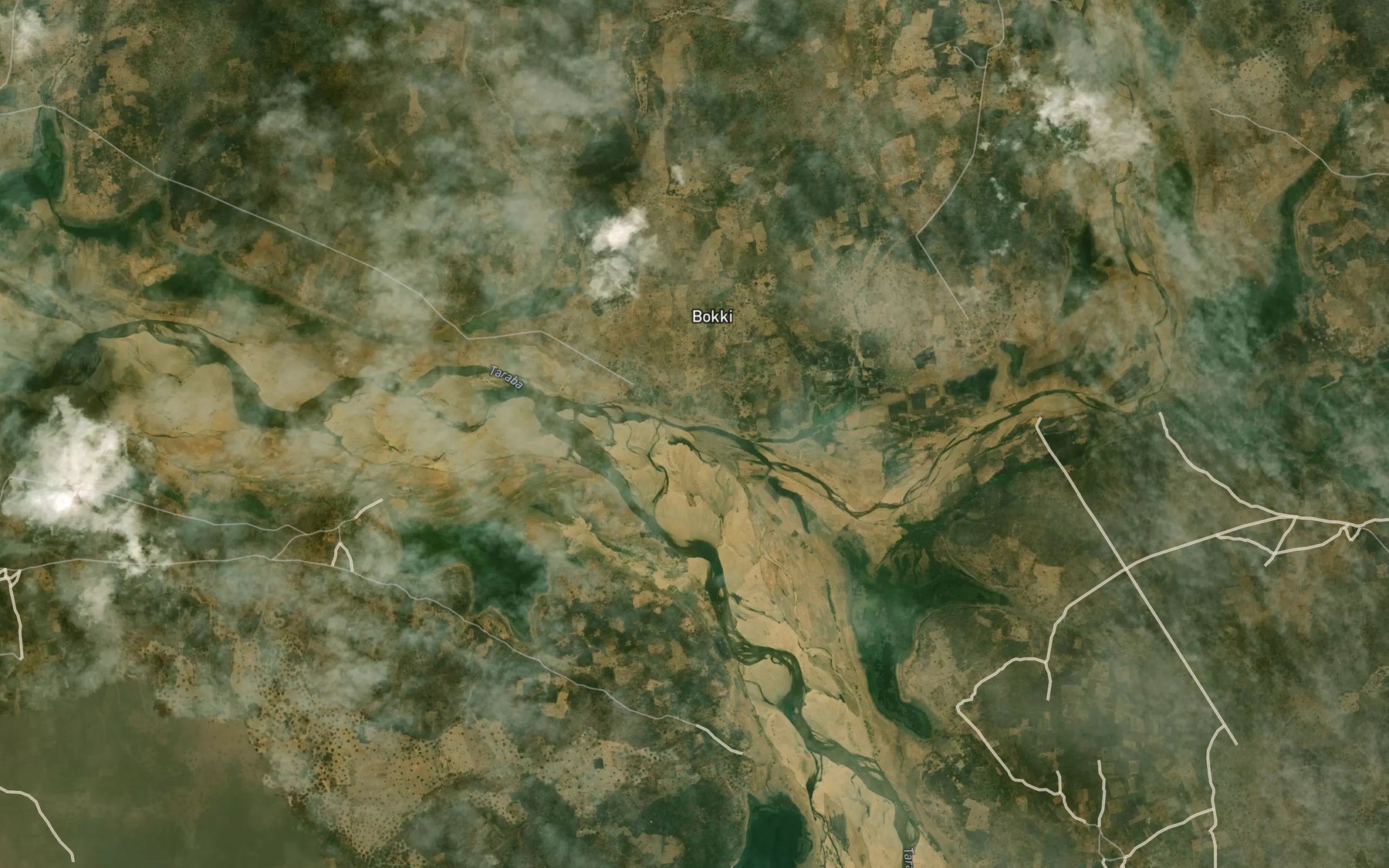 Satellite map of the River Kam