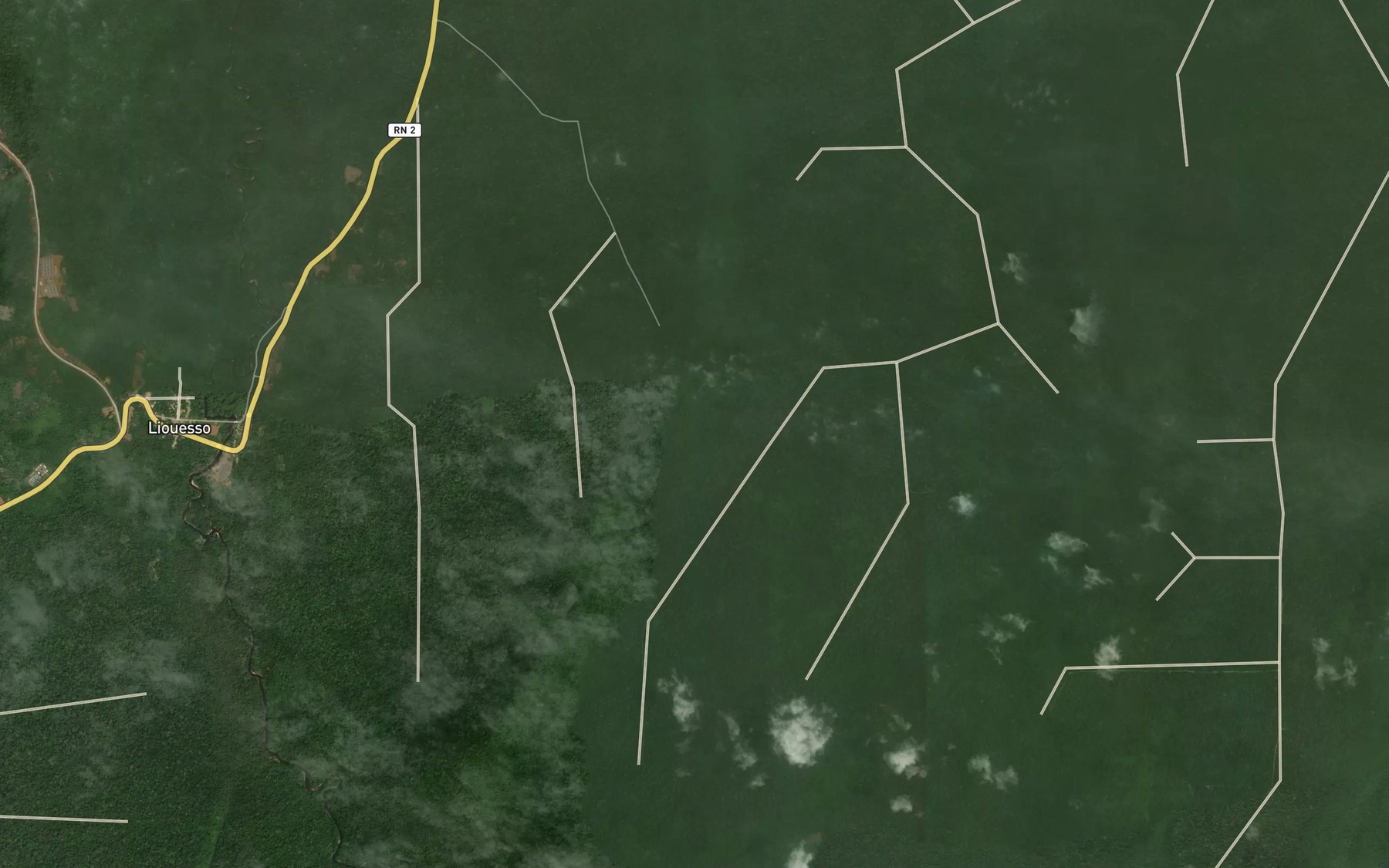 Satellite map of the Bounakoulou
