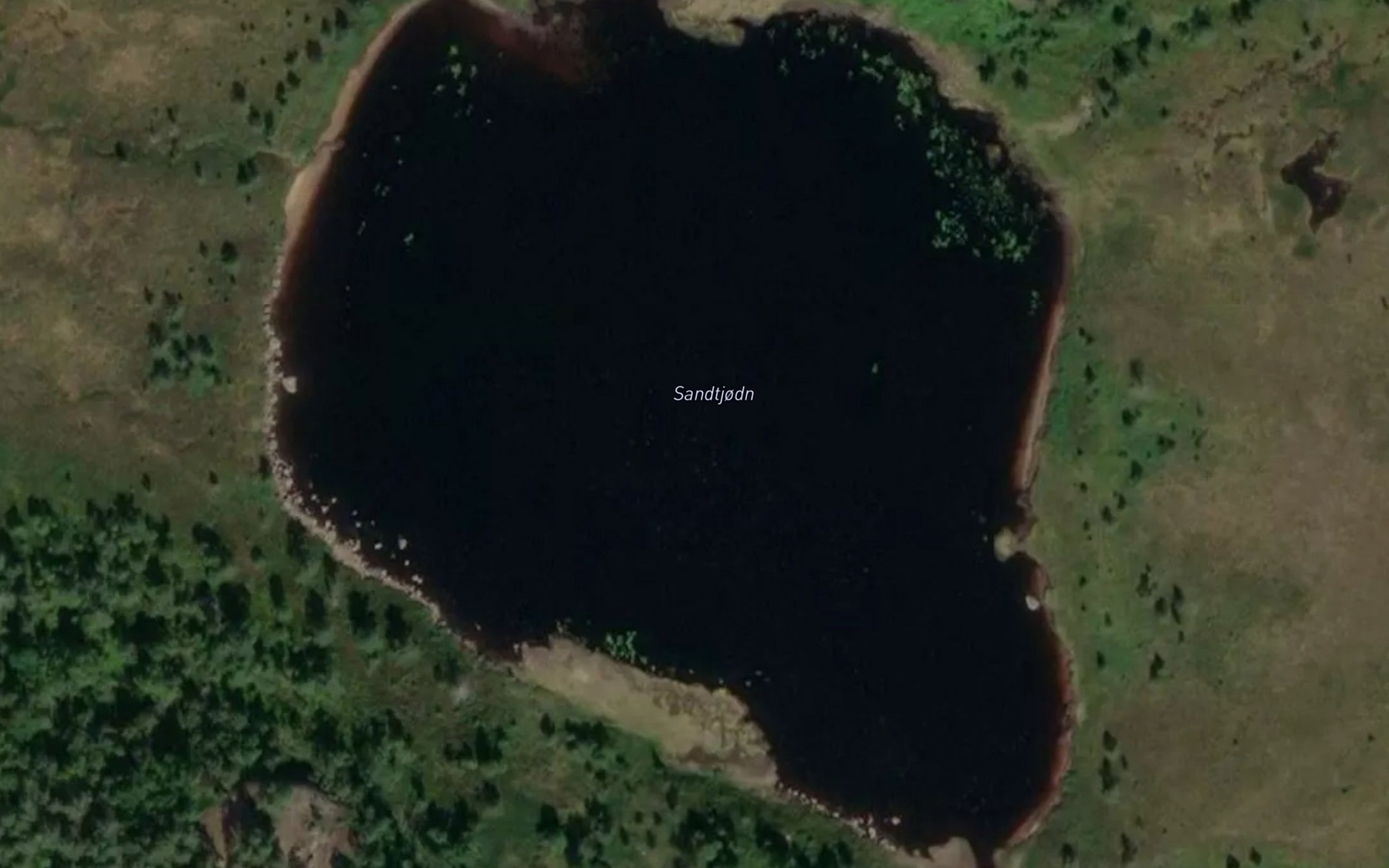 Satellite map of the Sandtjorn
