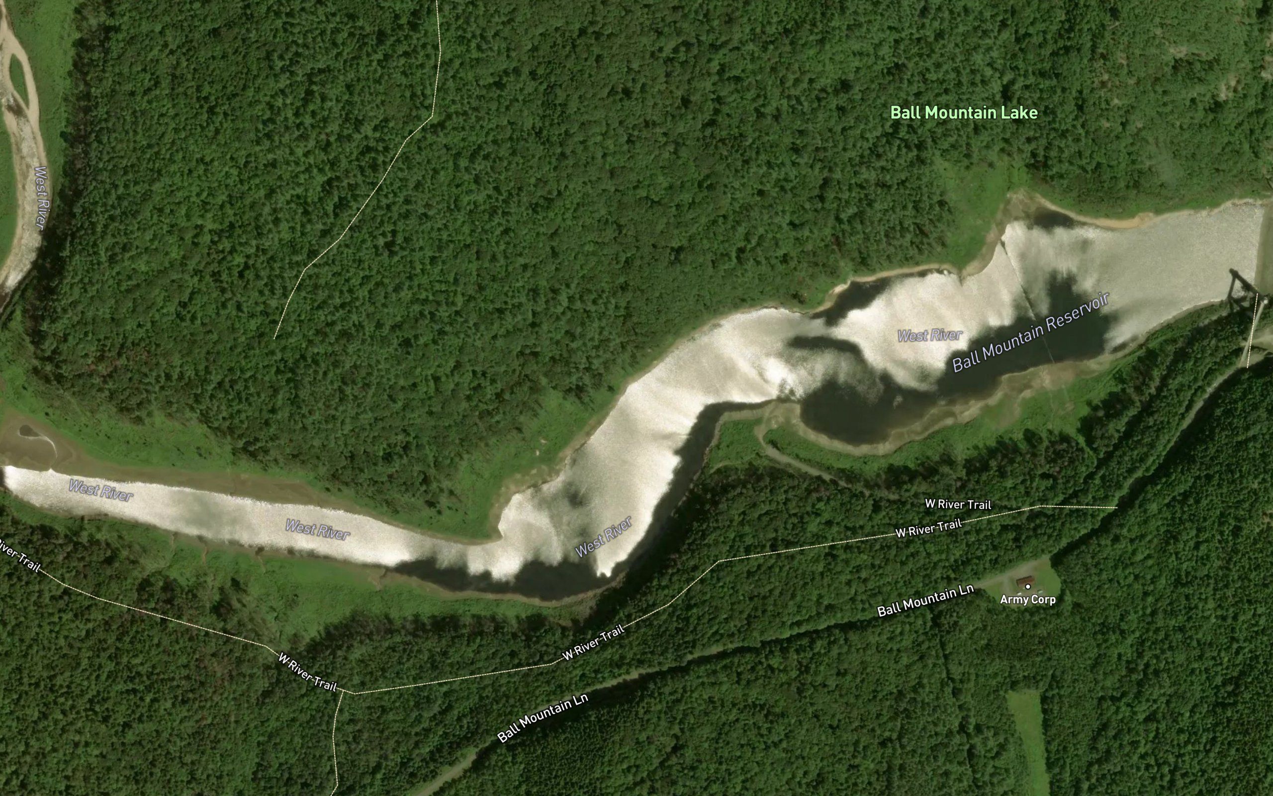 Ball Mountain Lake