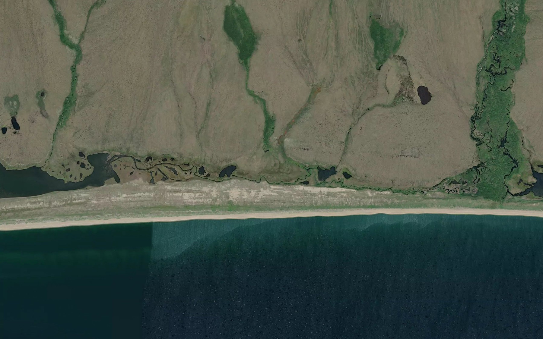Satellite map of the Magnet Creek