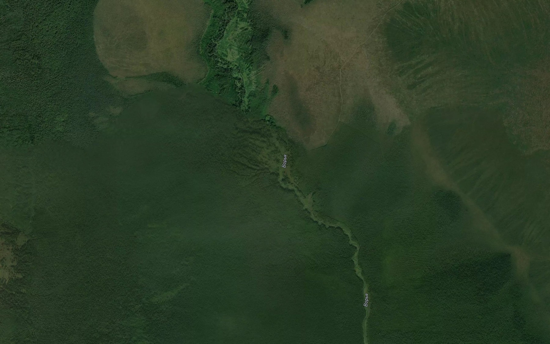 Satellite map of the Popoya