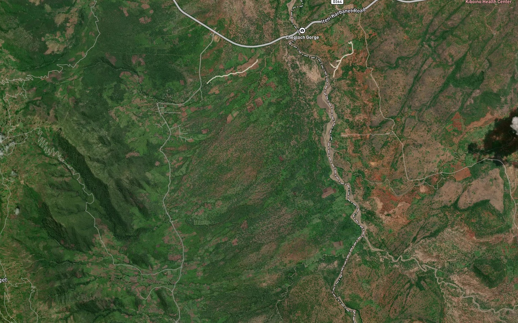 Satellite map of the Let