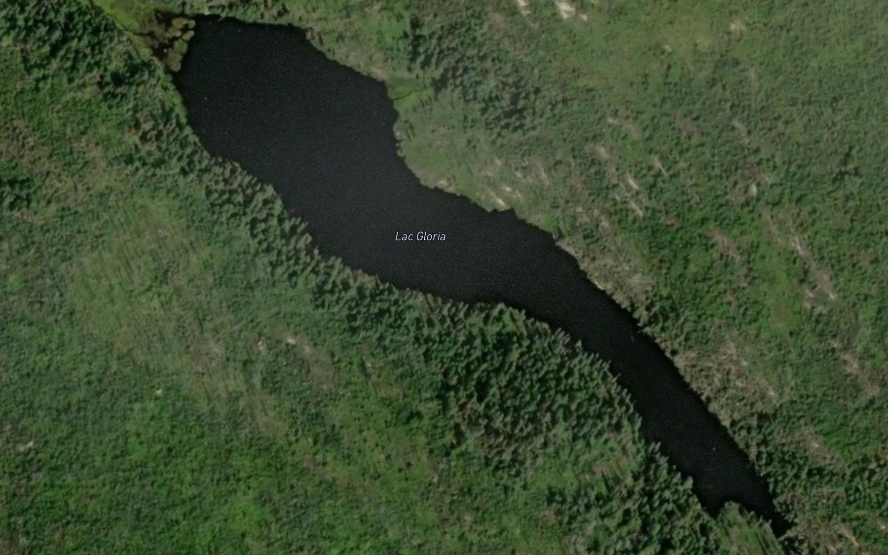 Satellite map of the Lac Gloria