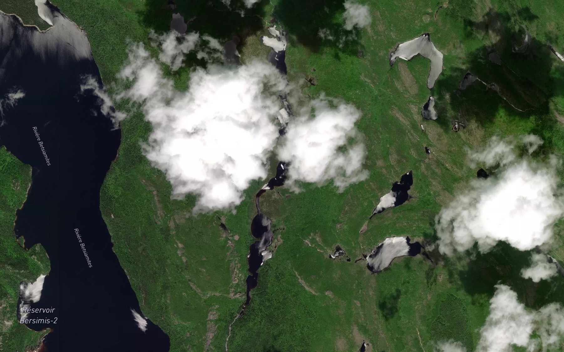 Satellite map of the Lac Ussimashk